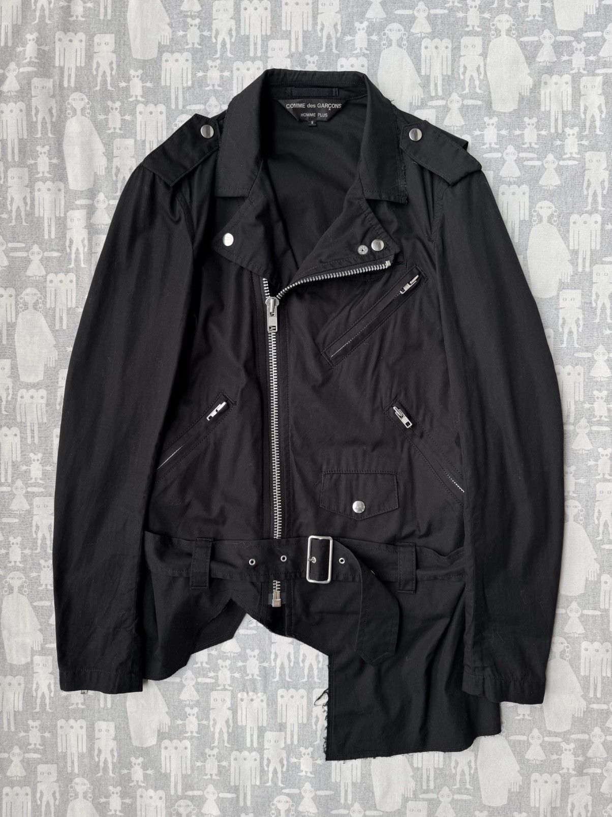 Comme des Garcons Homme Plus Comme Des Garçons Homme Plus 2015 Biker Perfecto Jacket Size US S / EU 44-46 / 1 - 1 Thumbnail