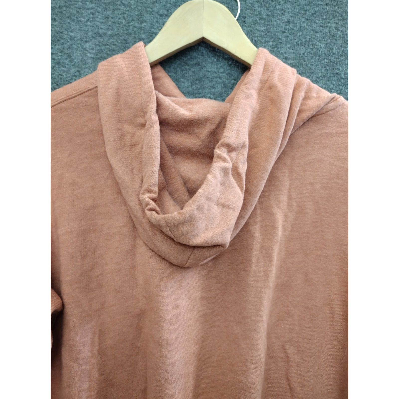 Vintage S Sweatshirt Hoodie Women's Small Light Brown Cropped Long Sleeve Size S / US 4 / IT 40 - 6 Thumbnail