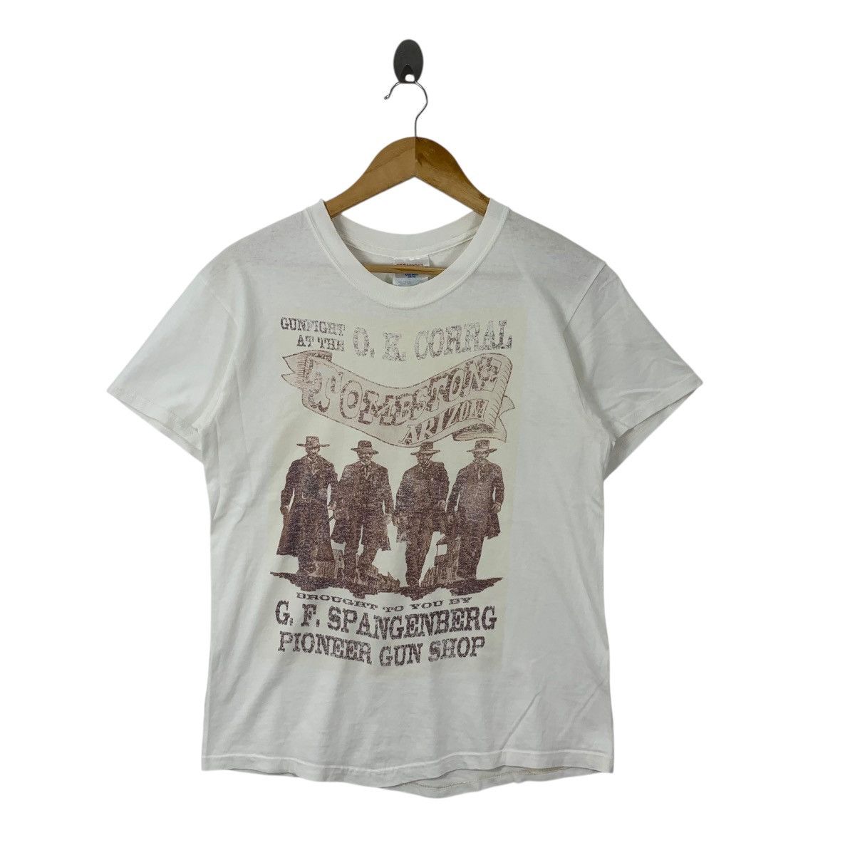 Vintage Vintage 90’ GUNFIGHT AT THE O.K. CORALL Arizona Tee Shirt Size US S / EU 44-46 / 1 - 3 Thumbnail