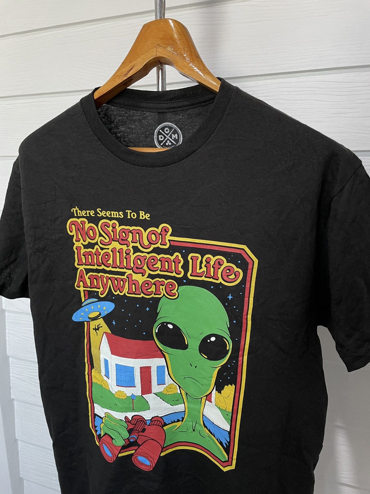 Vintage THERE SEEMS TO BE NO SIGN OF INTELLIGENT LIFE ANYWHERE Size US M / EU 48-50 / 2 - 2 Thumbnail