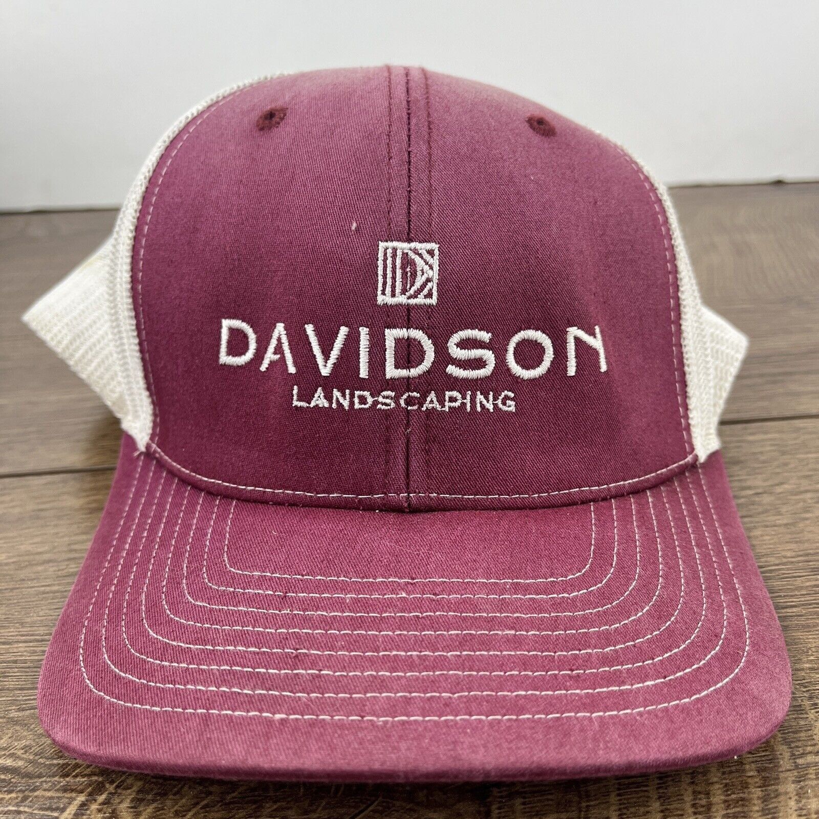 Other Davidson Landscaping Hat Davidson Red Hat Adjustable Adult S Size ONE SIZE - 4 Thumbnail