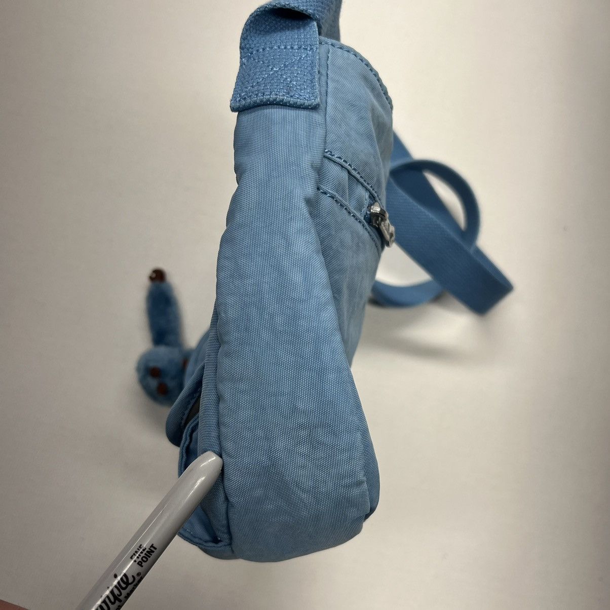 Other Kipling Syro Bag Blue Purse Crossbody Shoulder Zip Monkey Size ONE SIZE - 10 Thumbnail