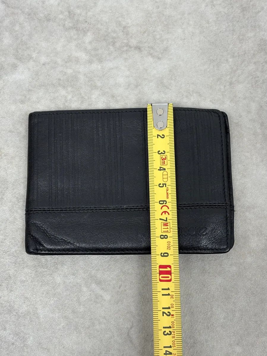 Versace 2000s Versace Black Textured Leather Wallet Size ONE SIZE - 7 Thumbnail