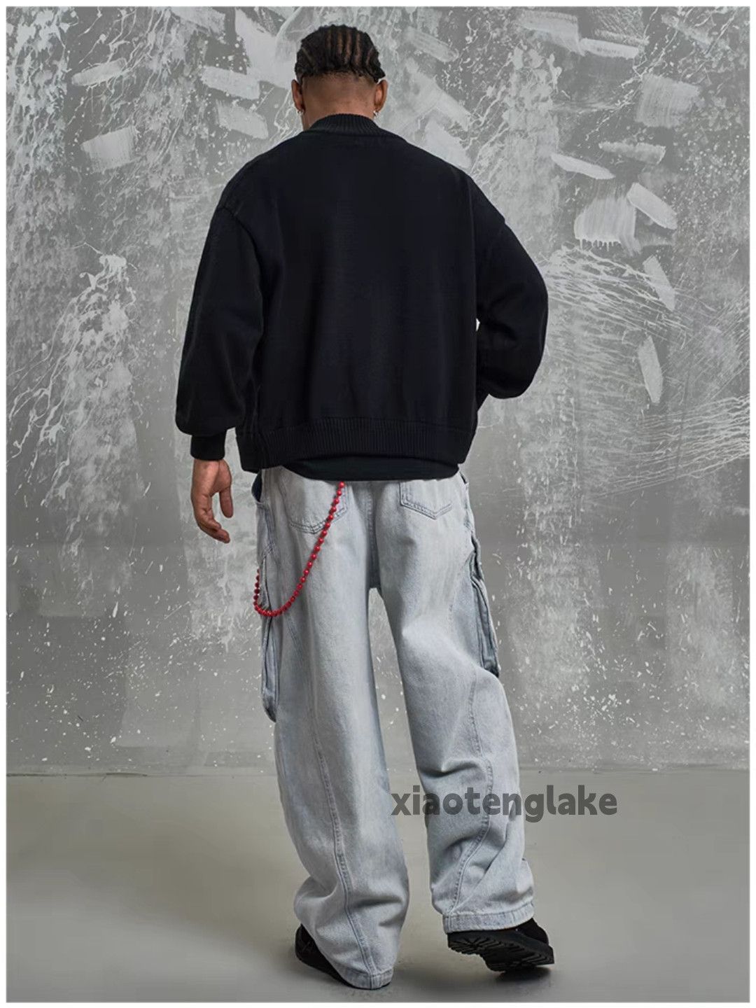 Jean × Vintage washed faded cleanfit skate hiphop baggy cargo jeans Size US 30 / EU 46 - 3 Thumbnail