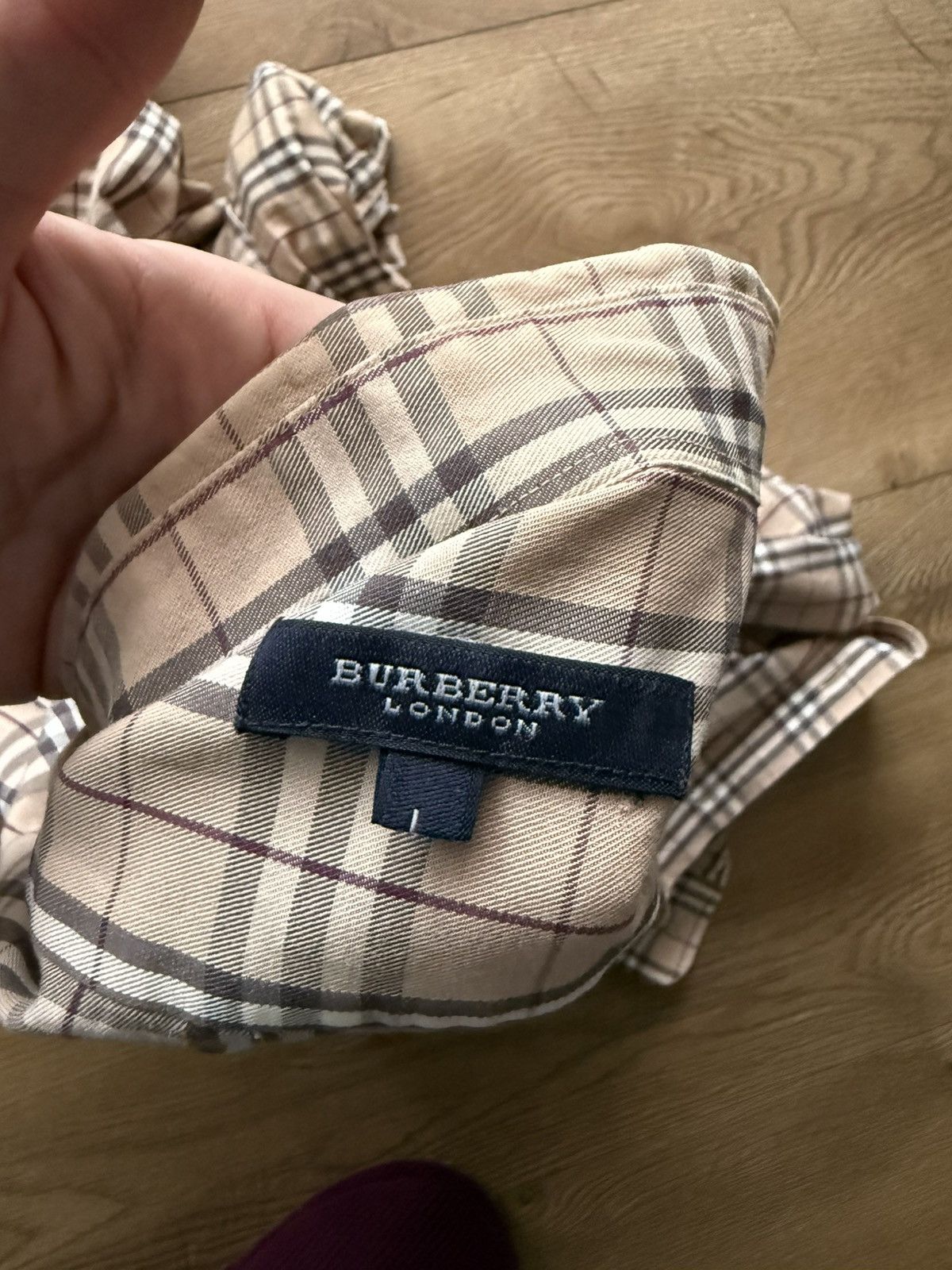Burberry vintage burberry shirt Size US L / EU 52-54 / 3 - 5 Thumbnail