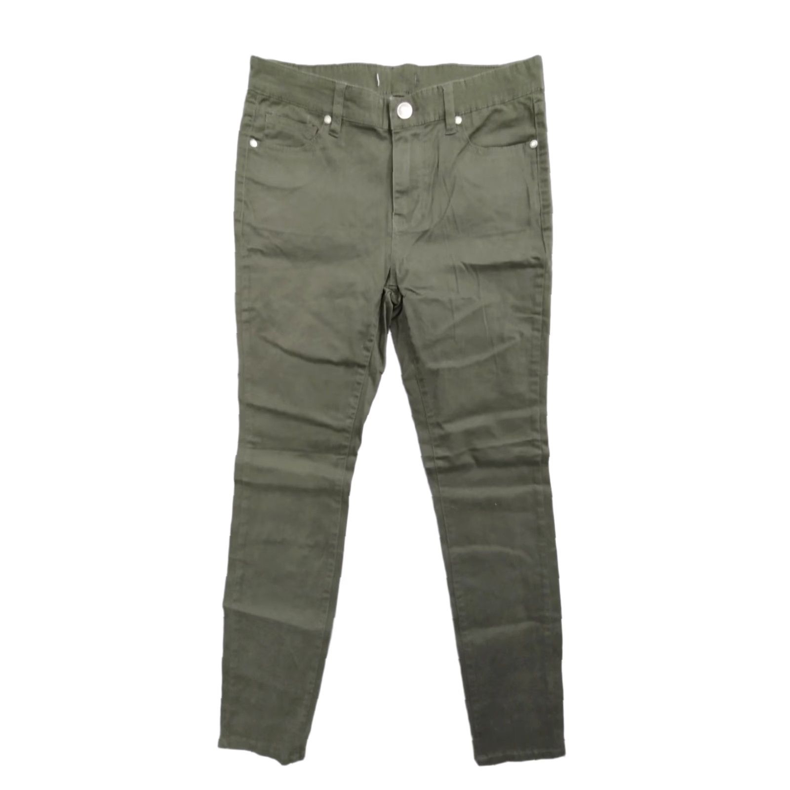 Buffalo David Bitton Buffalo David Bitton Jeans Olive Green Skinny Stretch 4 Women's Jeans 28 Inseam 5-Pocket Mid Rise Denim Size 27" / US 4 / IT 40 - 1 Thumbnail