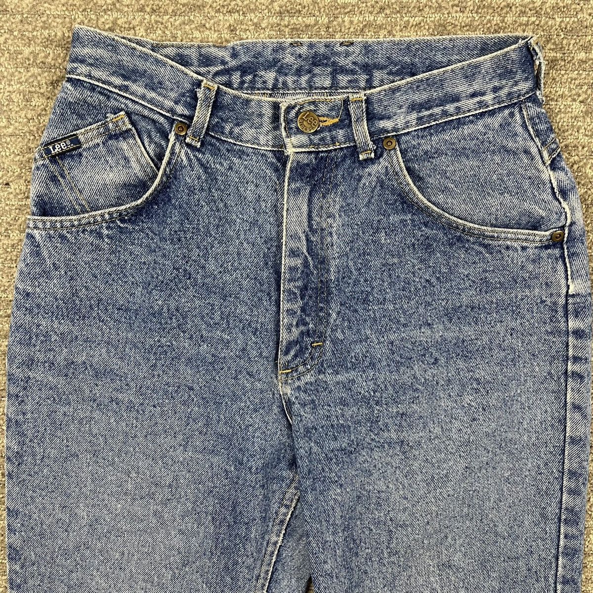 Lee LEE Riders Vintage Light Wash Denim Retro Mom Jeans Size 32" / US 10 / IT 46 - 4 Thumbnail