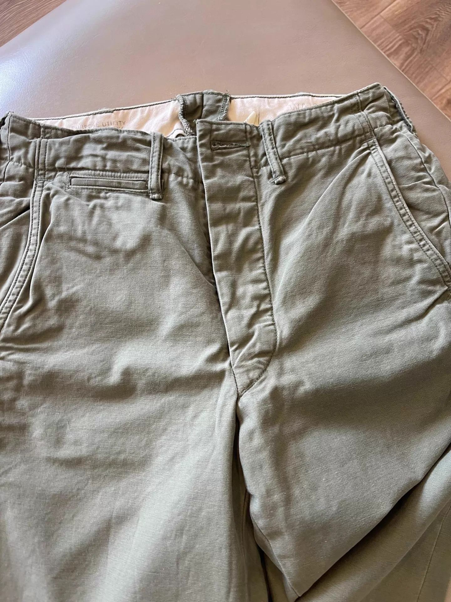 RRL Ralph Lauren RRL Rare Military Officer Pants Olive Drab 28/30 New Size US 28 / EU 44 - 3 Thumbnail