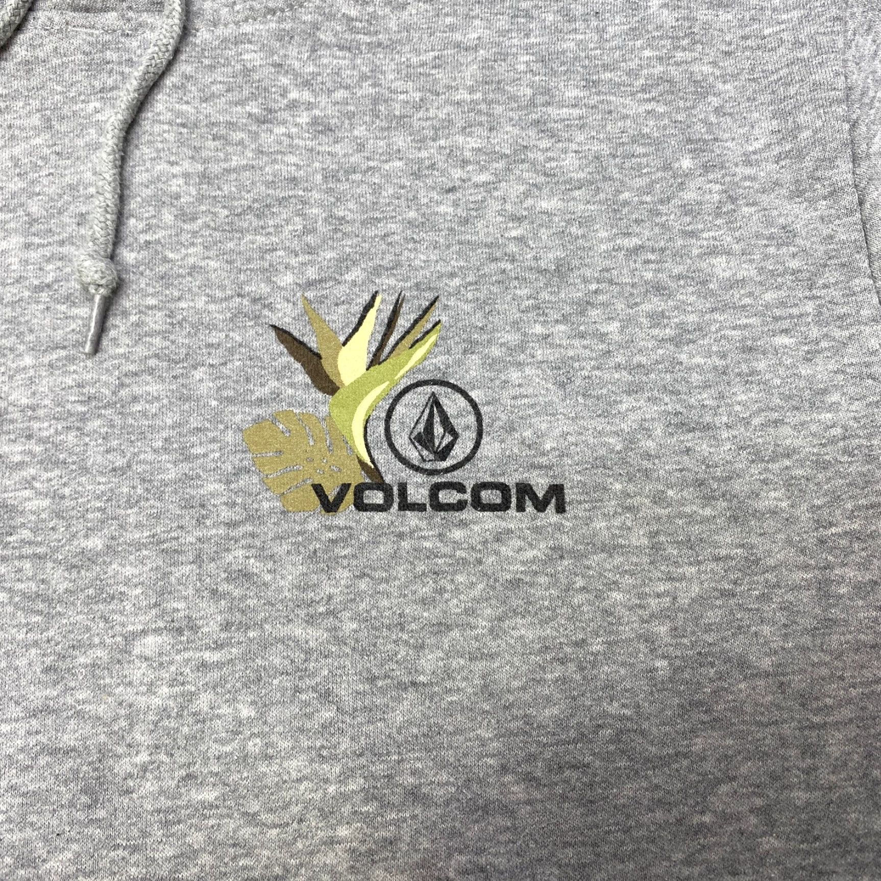 Volcom Volcom Hoodie Mens Medium Gray Fleece Pullover Pocket Drawstring Skate 7513 Size US M / EU 48-50 / 2 - 6 Thumbnail