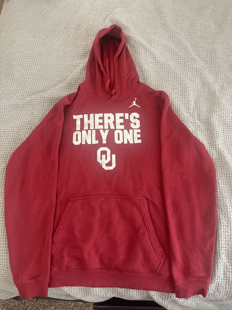 Jordan Brand × Nike Oklahoma Sooners Hoodie Sweatshirt Size US L / EU 52-54 / 3 - 1 Thumbnail