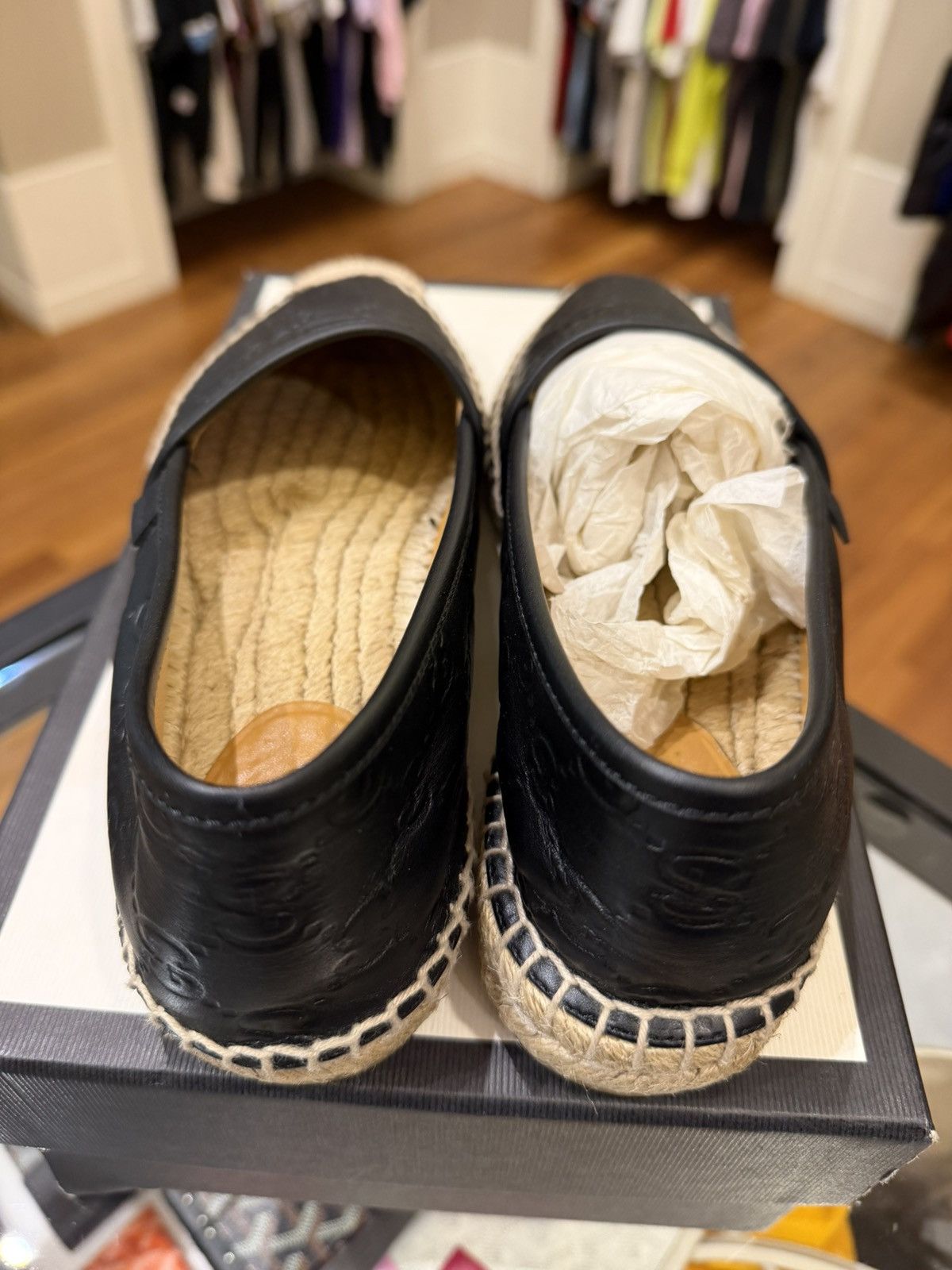 Gucci Gucci Monogram Flats Size US 7.5 / IT 37.5 - 3 Thumbnail
