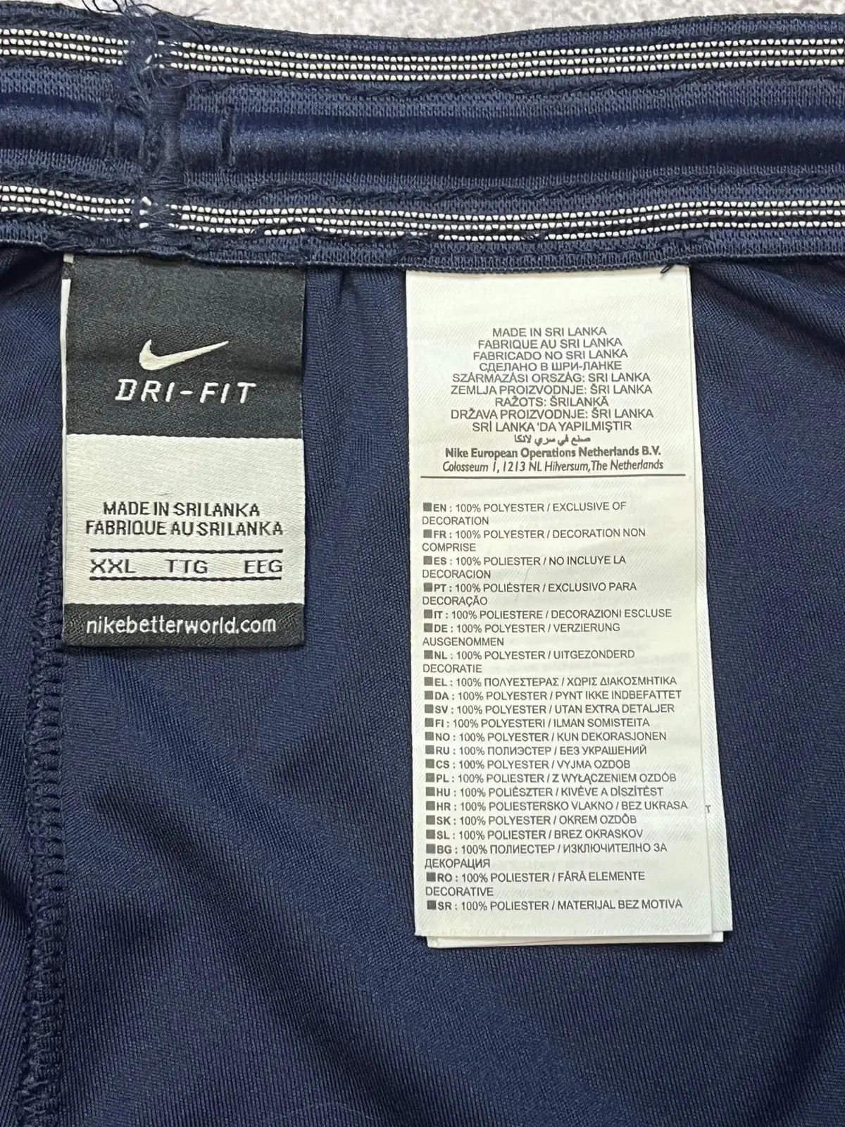 Nike NIKE VINTAGE BLUE DRI FIT SHORTS Size US 37 - 3 Thumbnail