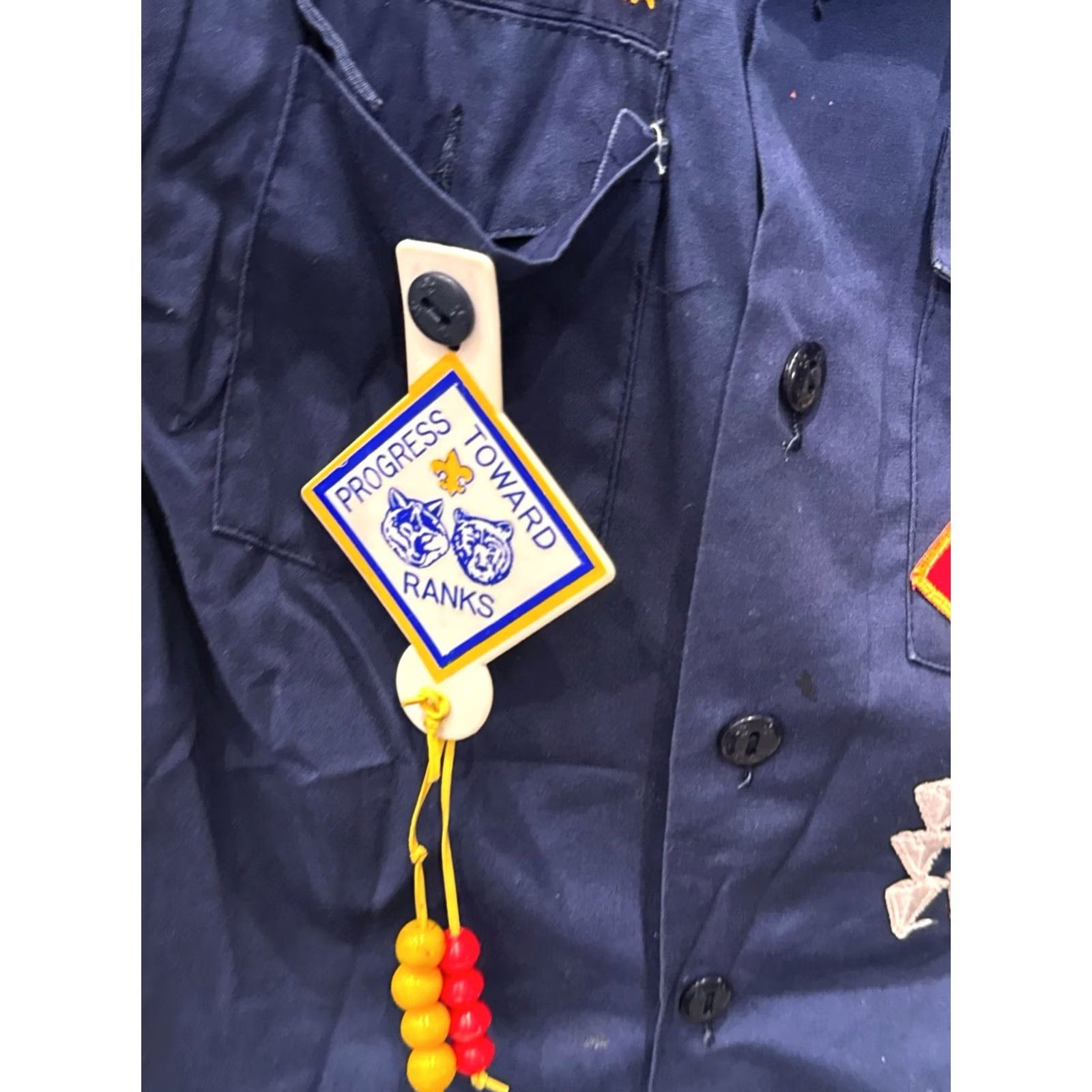 Vintage Boy Scouts Of America Multi Patches SHORT SLEEVE BUTTON UP SHIRT Boys Medium M Sharp Size US M / EU 48-50 / 2 - 6 Thumbnail