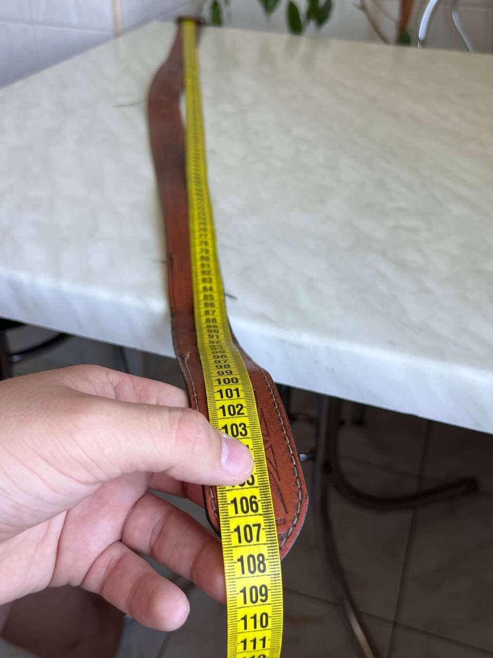 Vintage VINTAGE HARLEY DAVIDSON LEATHER BELT BROWN Size ONE SIZE - 14 Thumbnail
