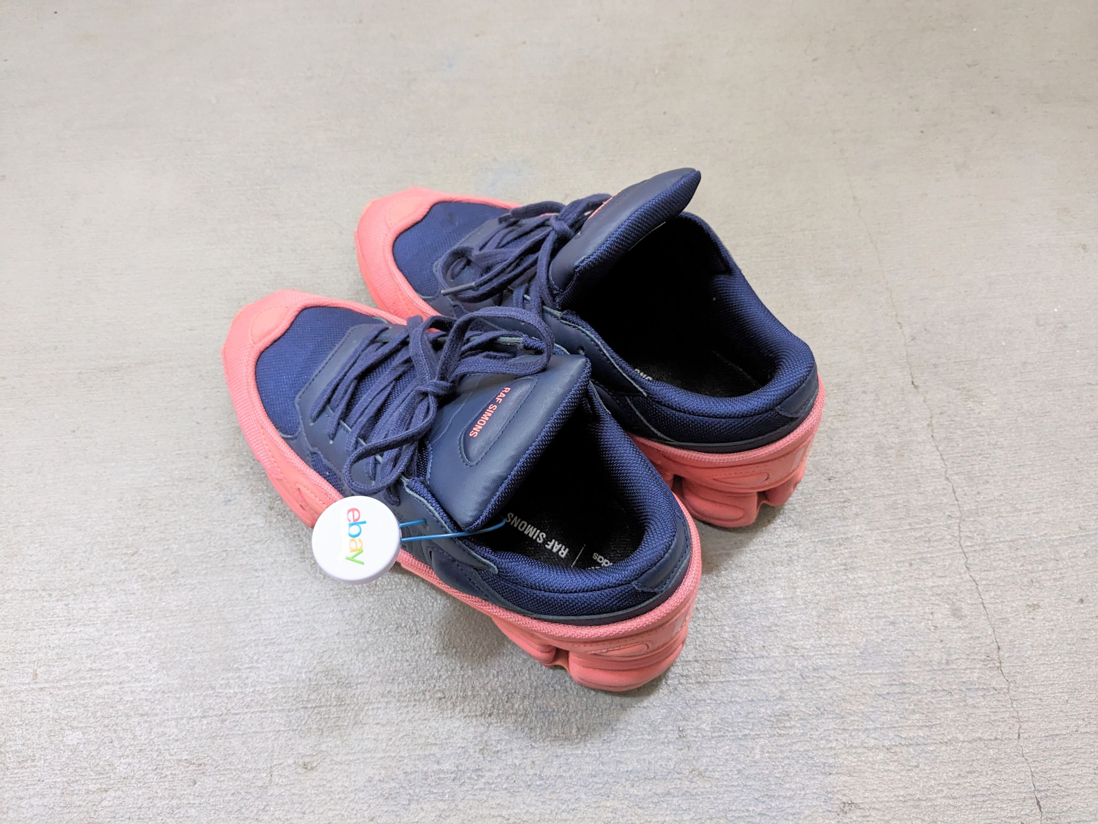 Adidas × Raf Simons Adidas Raf Simons Ozweego Size 8.5 Pink Blue F34268 Size US 8.5 / EU 41-42 - 12 Thumbnail