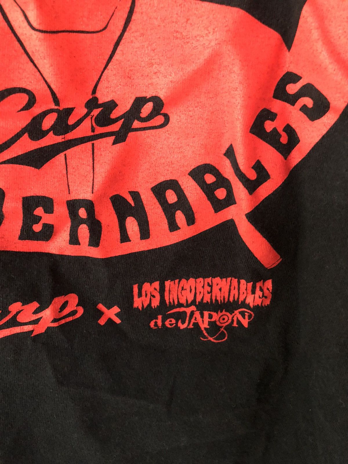 Japanese Brand Vintage Japan Pro Wrestling Carp x Los Ingobernables Tee Size US XL / EU 56 / 4 - 8 Thumbnail