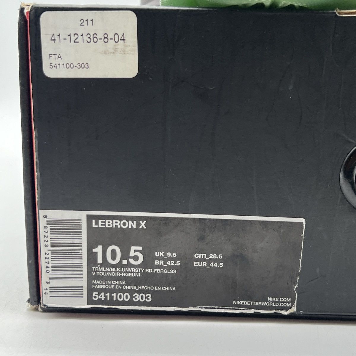 Nike Lebron 10 cutting Jade Size US 10.5 / EU 43-44 - 6 Thumbnail