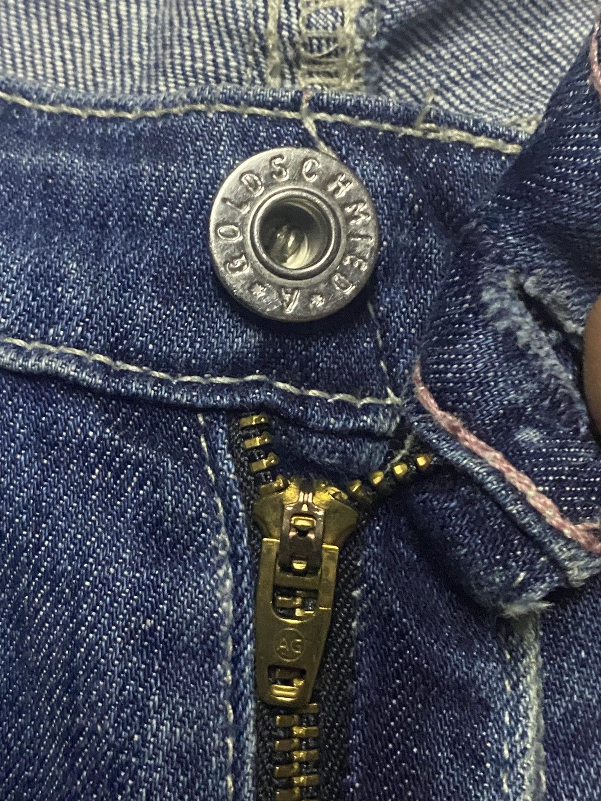 AG Adriano Goldschmied Vintage Adriano the Angle Blue Wash Flare Jeans Size US 35 - 8 Thumbnail