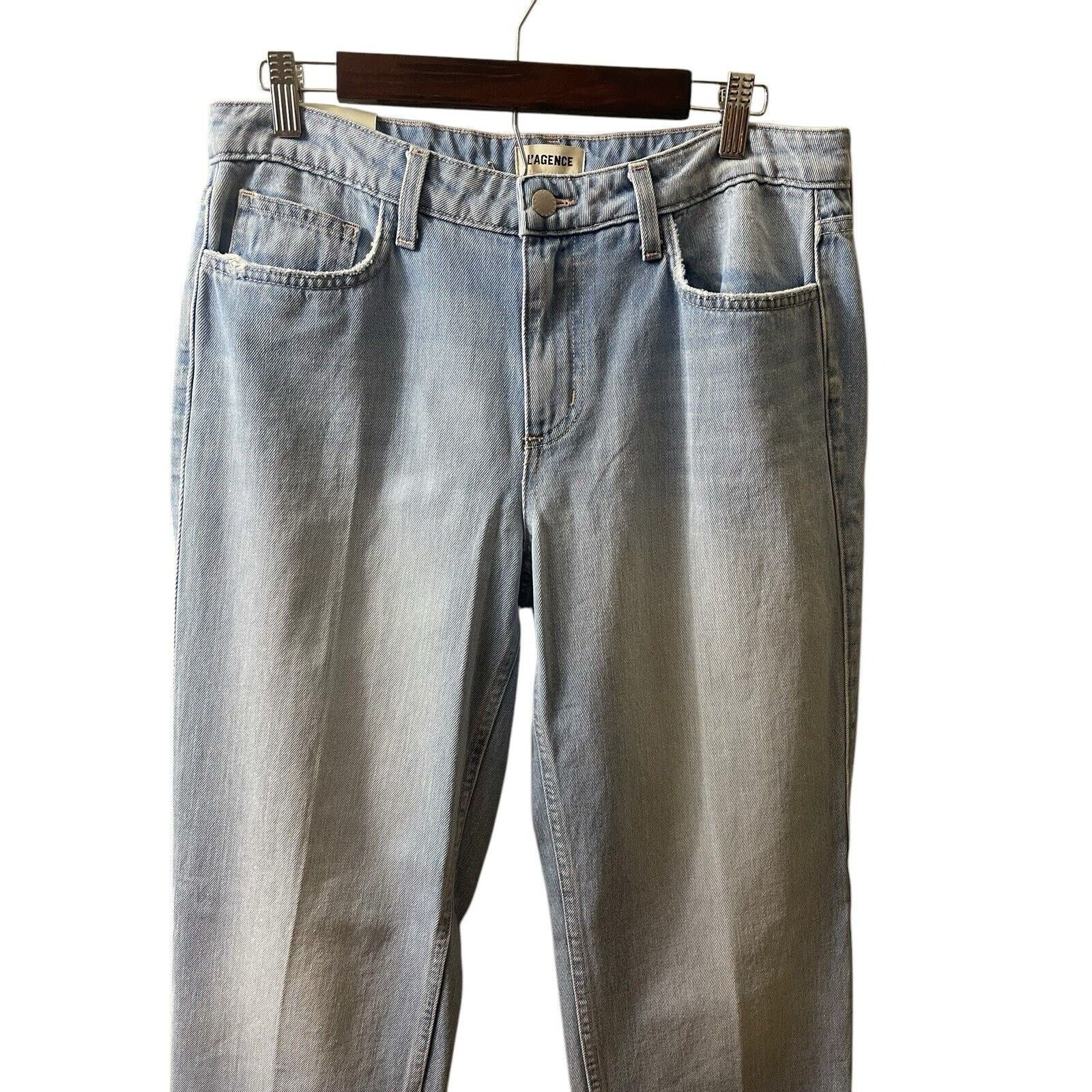 L'AGENCE L’Agence Marjorie Slouch Slim Straight Jeans Mayfield Sz 28 Size 28" / US 6 / IT 42 - 3 Thumbnail