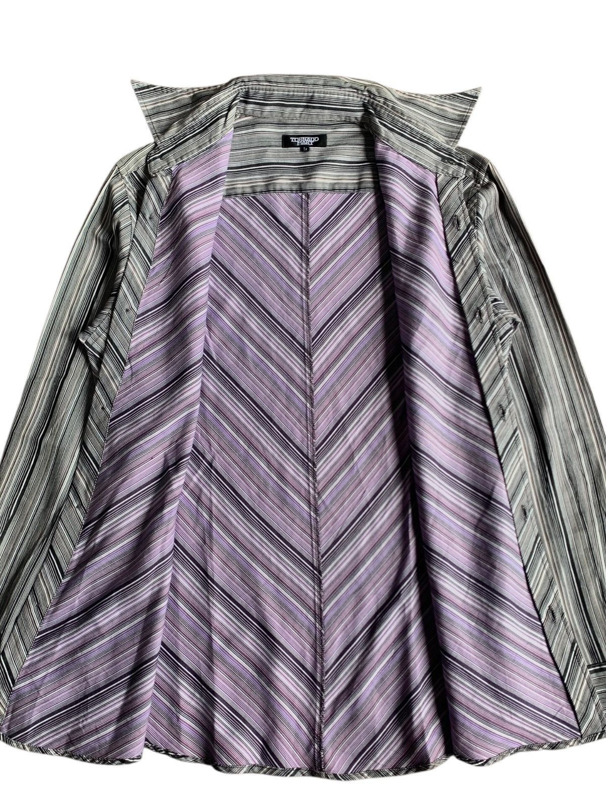 Tornado Mart Tornado mart striped formal shirt boton up Size US L / EU 52-54 / 3 - 4 Thumbnail