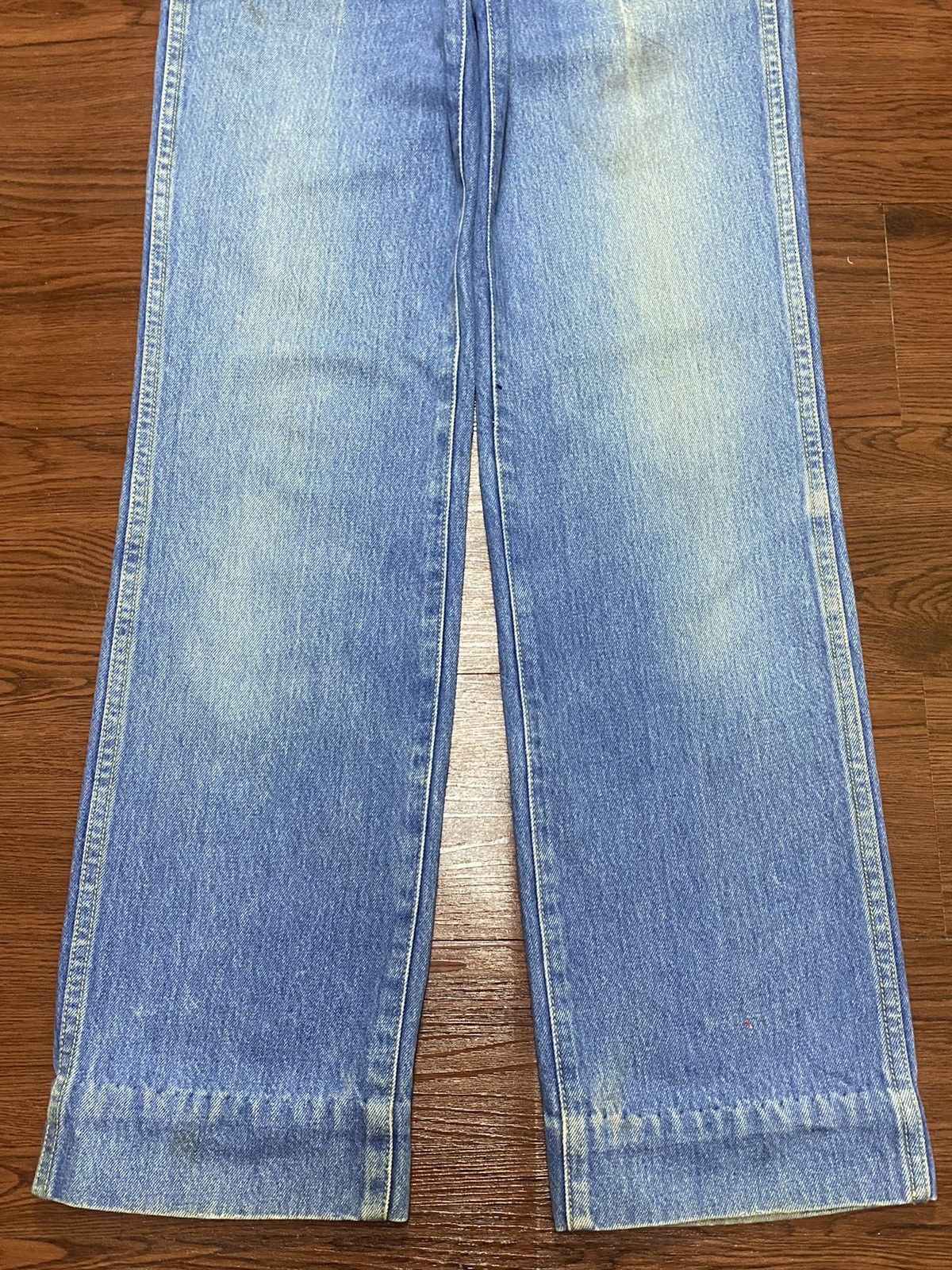 Vintage Wrangler Japan Greensboro N.C Blue Wash Jeans Size US 28 / EU 44 - 5 Thumbnail