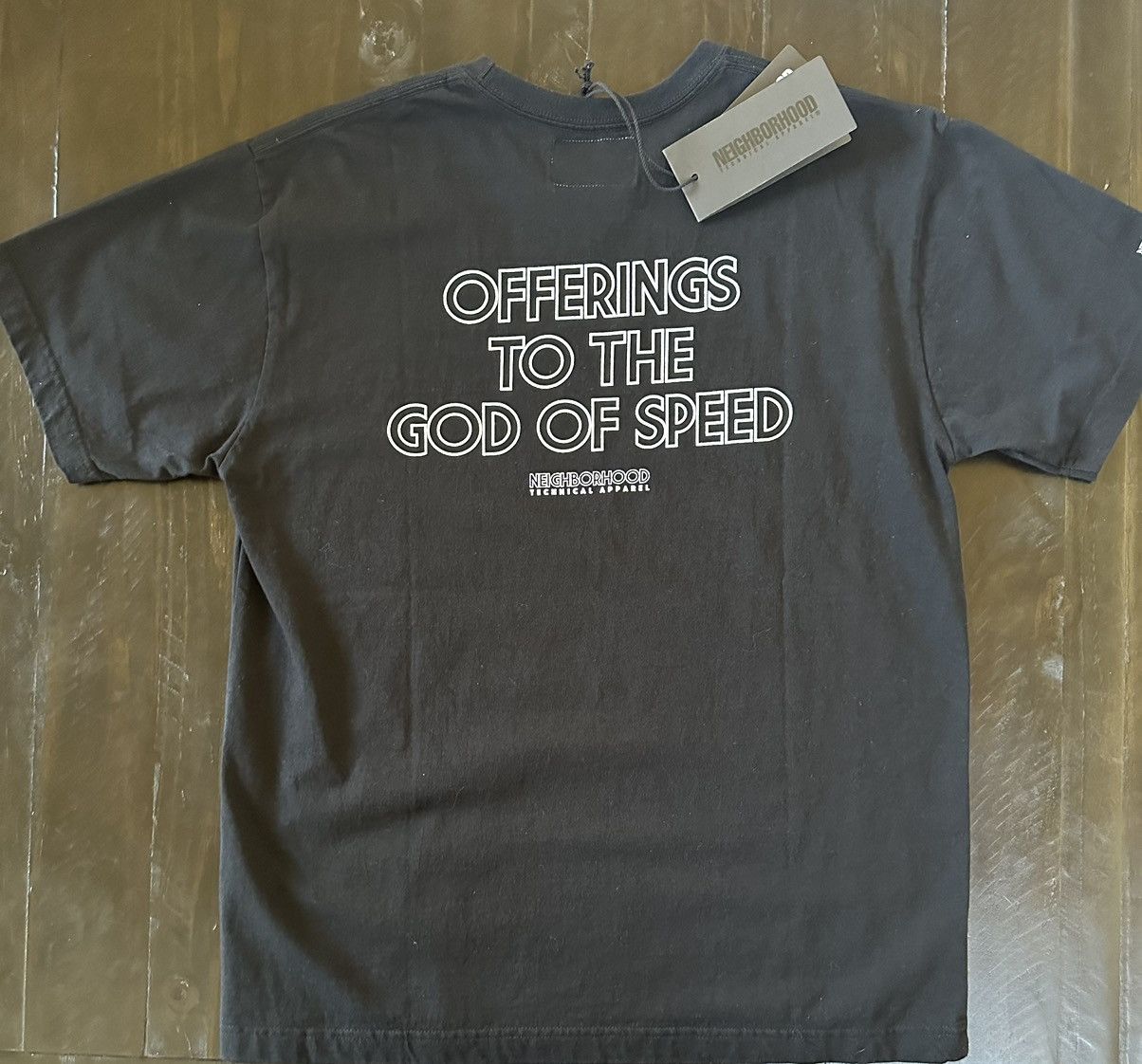 Neighborhood NEIGHBORHOOD GOD OF SPEED T SHIRT Size US L / EU 52-54 / 3 - 8 Thumbnail