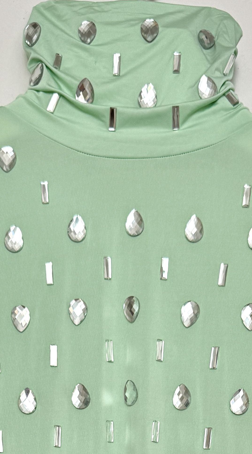 Dries Van Noten Dries Van Noten Crystal Embellished Jersey Turtleneck Top Size S / US 4 / IT 40 - 3 Thumbnail