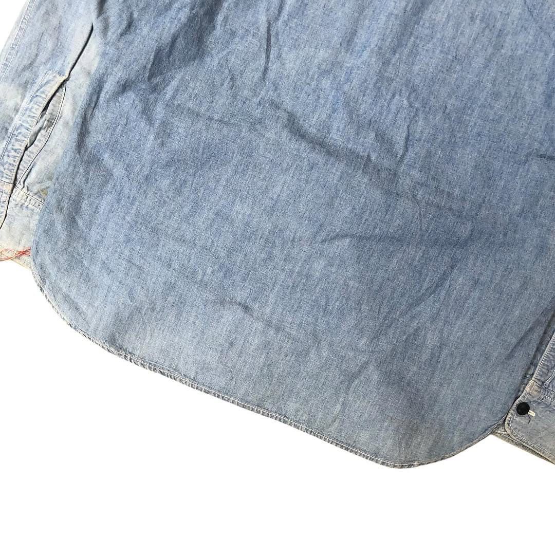 Japanese Brand × Sugar Cane × Toyo Enterprises Vintage sugarcane faded chambray workshirt Size US S / EU 44-46 / 1 - 9 Thumbnail