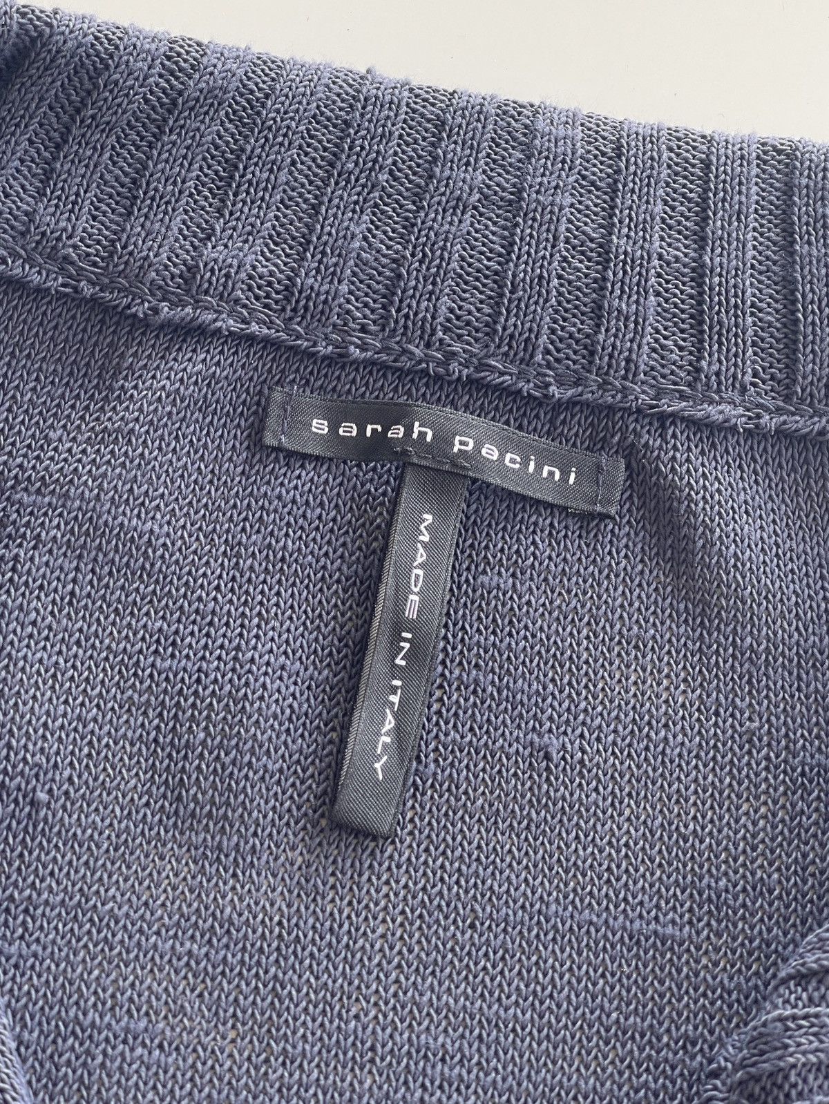 Sarah Pacini SleeveLess Zipper Knit Size ONE SIZE - 6 Thumbnail