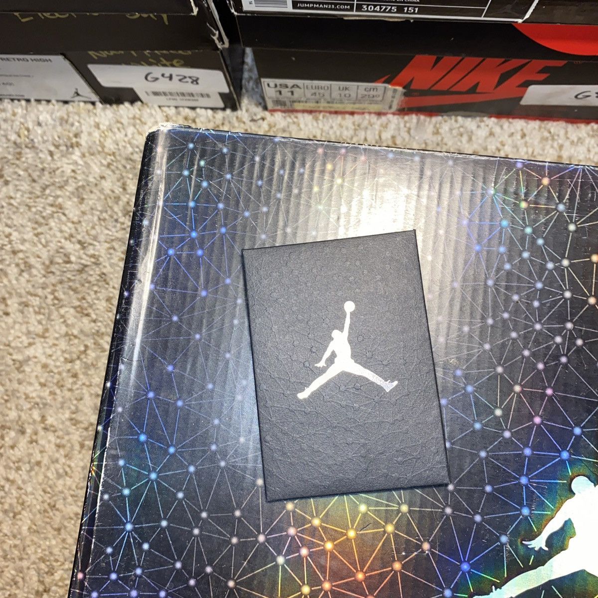 Jordan Brand × Nike × Vintage Jordan 3 lab3 reflective Size US 11.5 / EU 44-45 - 12 Thumbnail