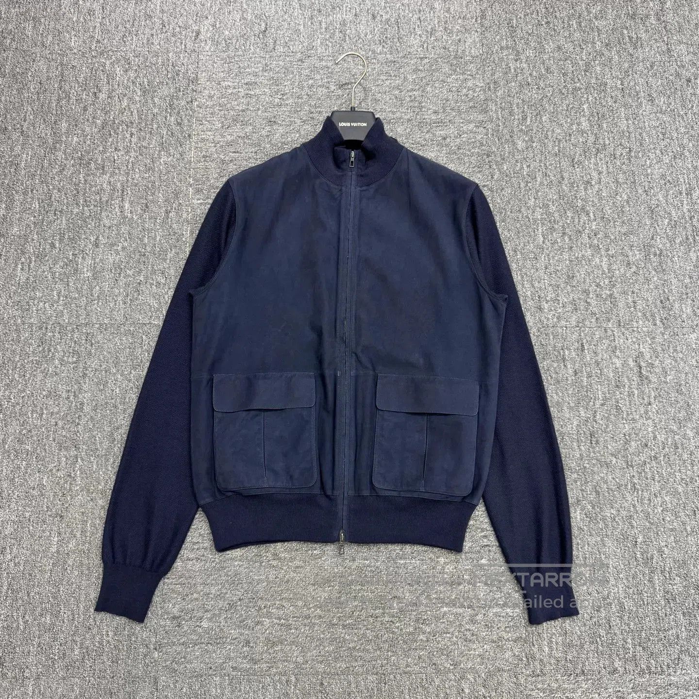 Loro Piana Loro Piana Suede Panel Knit Sleeve Jacket. Size US M / EU 48-50 / 2 - 1 Thumbnail