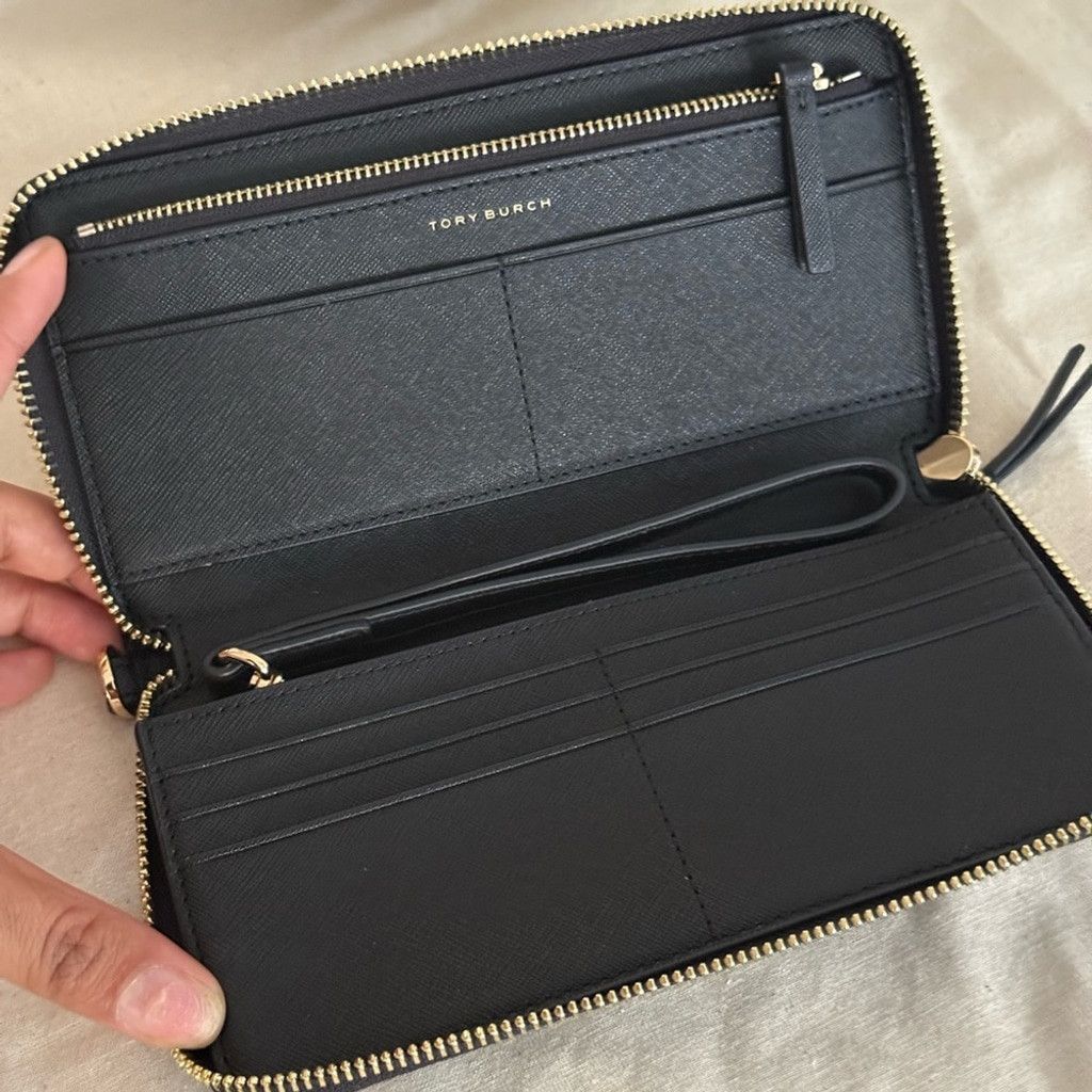 Tory Burch New tory burch Emerson continental wallet wristlet in moose Size ONE SIZE - 5 Thumbnail