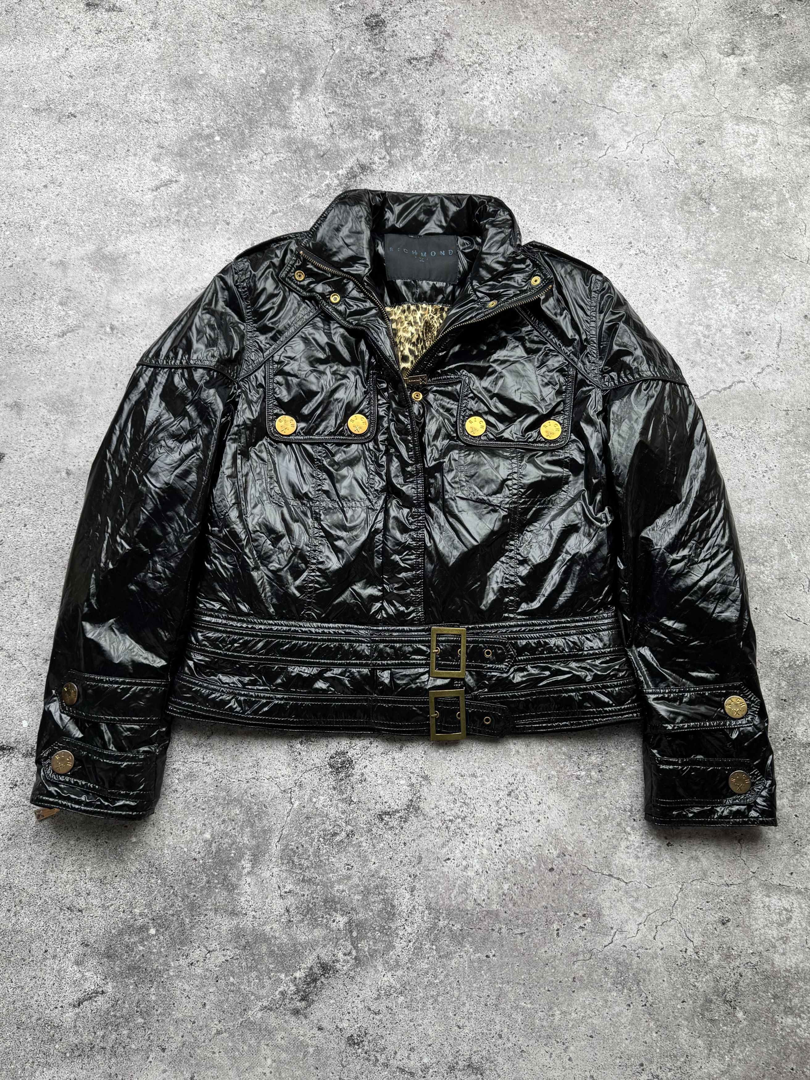 John Richmond Richmond Vintage Cropped Jacket With Belted C277(V116) Size M / US 6-8 / IT 42-44 - 1 Thumbnail