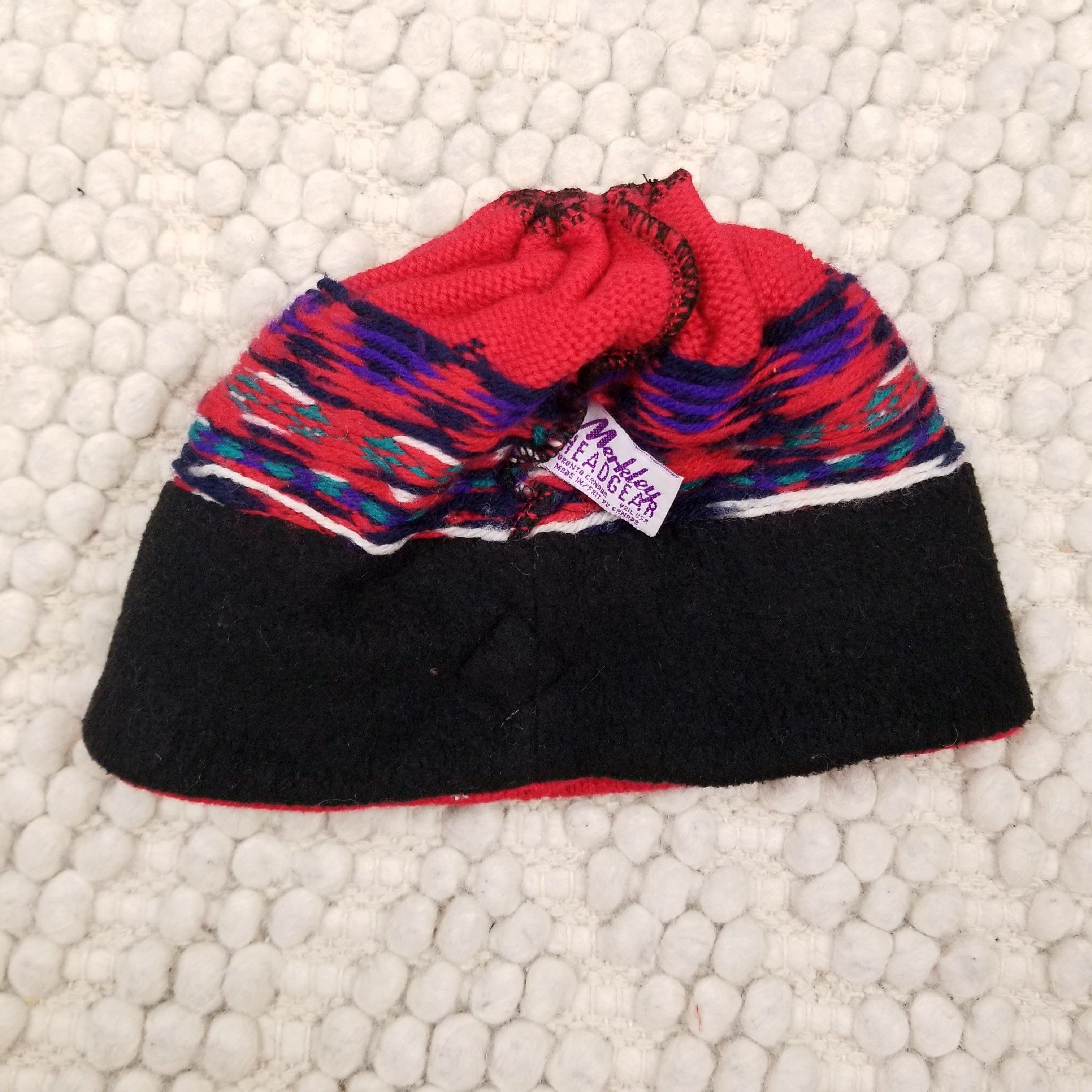 Other Merkley 100% Wool Patterned Beanie Beaded Pom Pom Tassel Size ONE SIZE - 7 Thumbnail