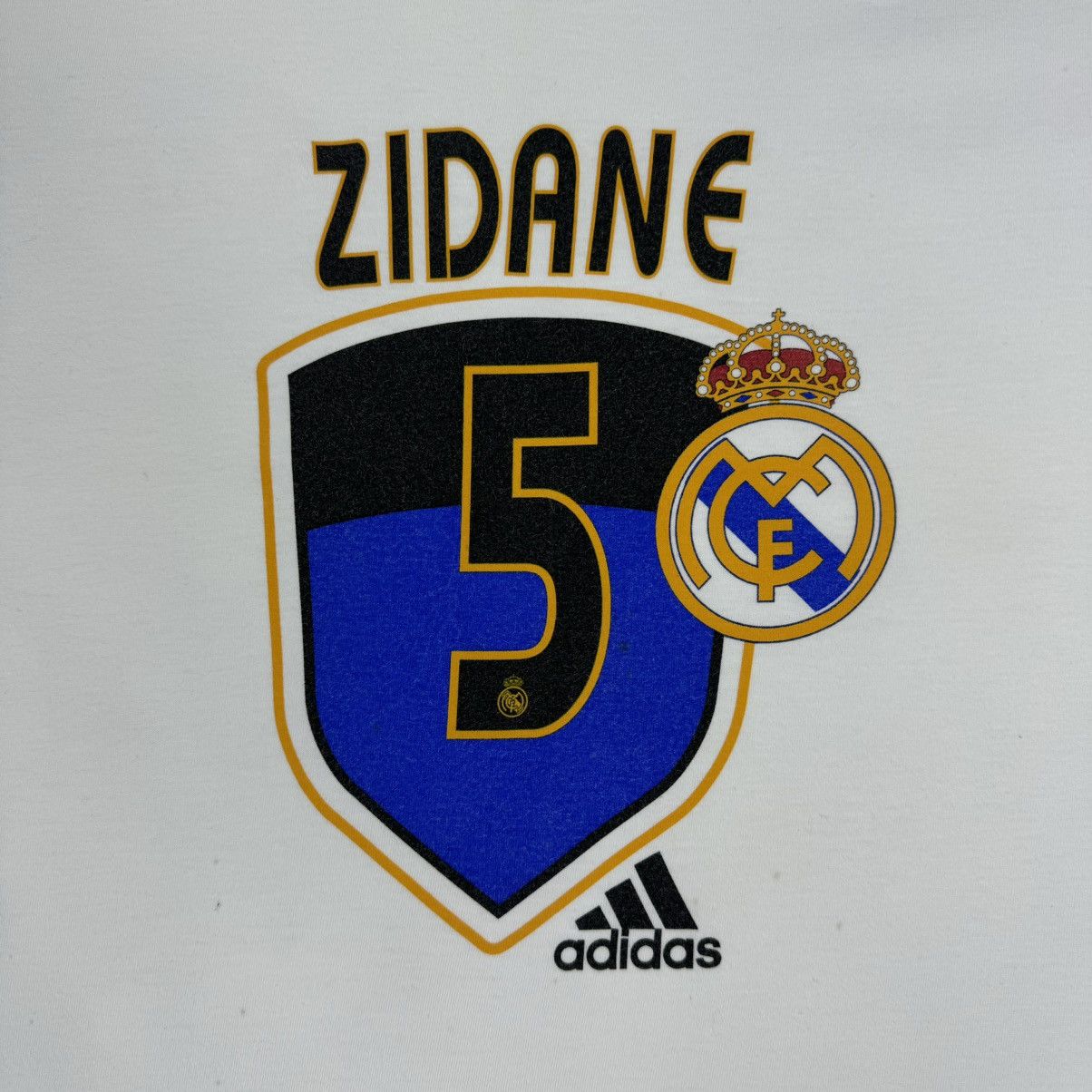 Vintage Vintage Adidas Real Madrid Zidane 5 T-shirt Size US M / EU 48-50 / 2 - 6 Thumbnail