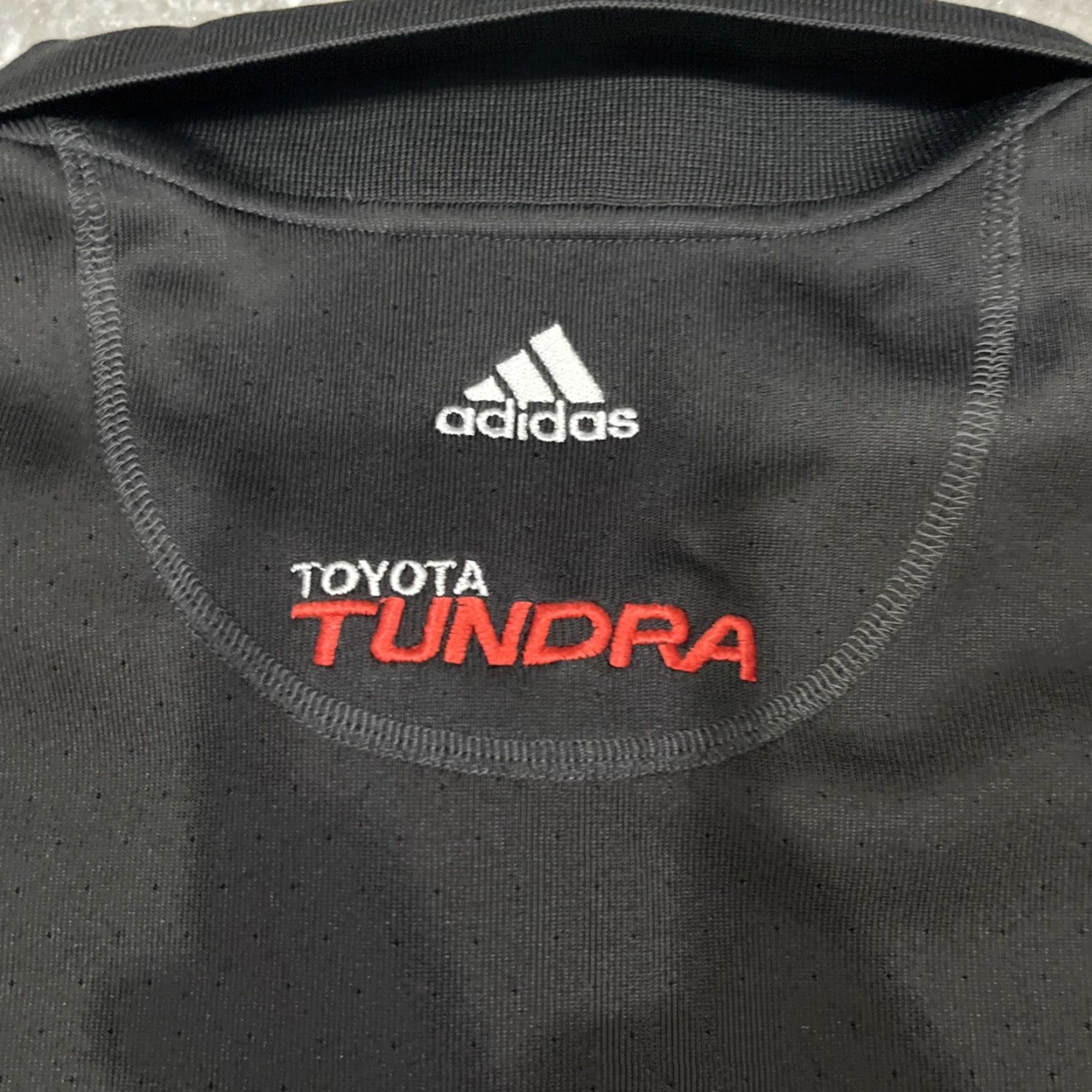 Adidas VINTAGE Adidas Nascar Shirt Mens XL Black Polo Toyota Tundra Bill Davis Racing Collared Short Sleeve Button Size US XL / EU 56 / 4 - 7 Thumbnail