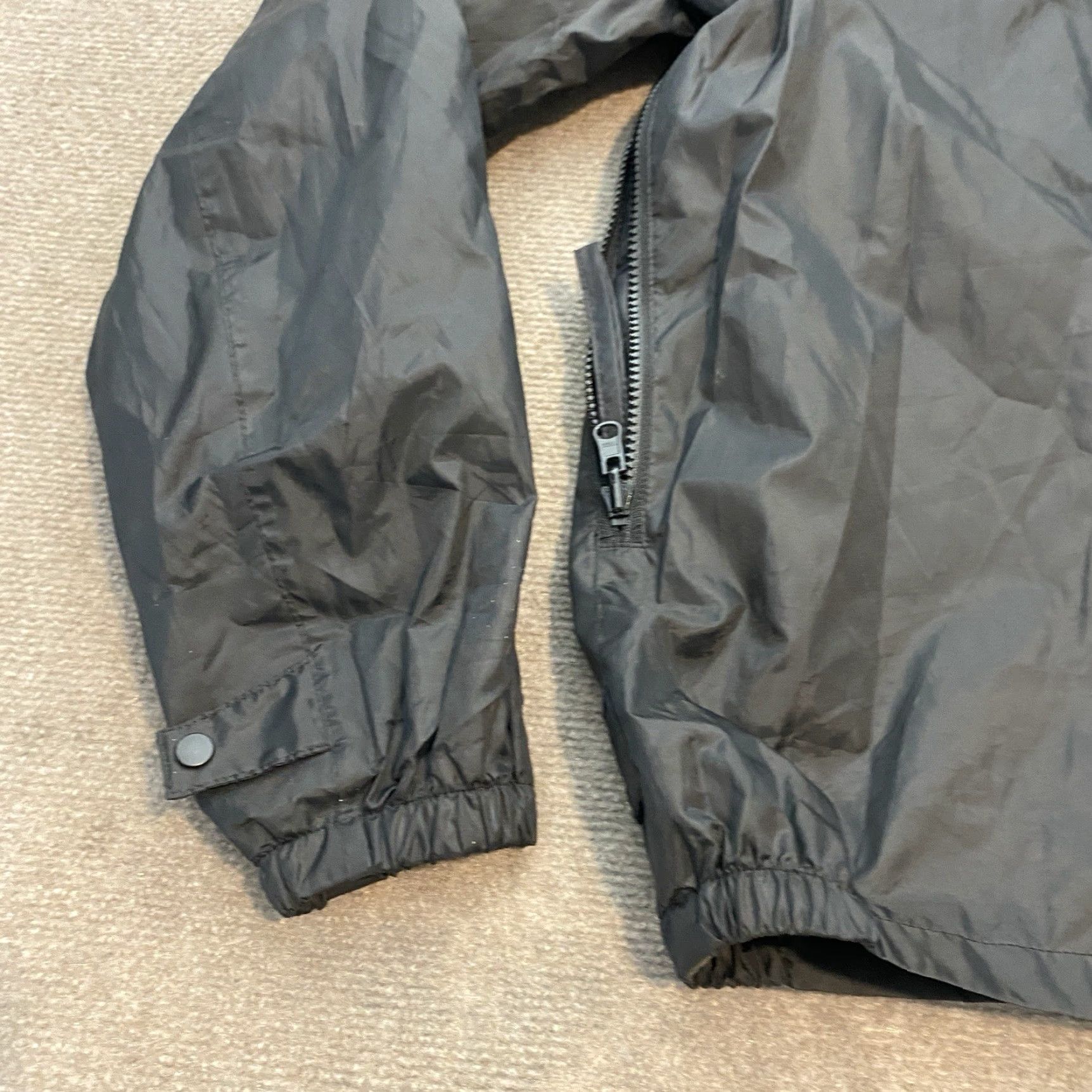 Harley Davidson Harley-Davidson Bomber Jacket Motorcycle Mens XL Tall Zip Pockets Black Lightweight? Size US XL / EU 56 / 4 - 5 Thumbnail
