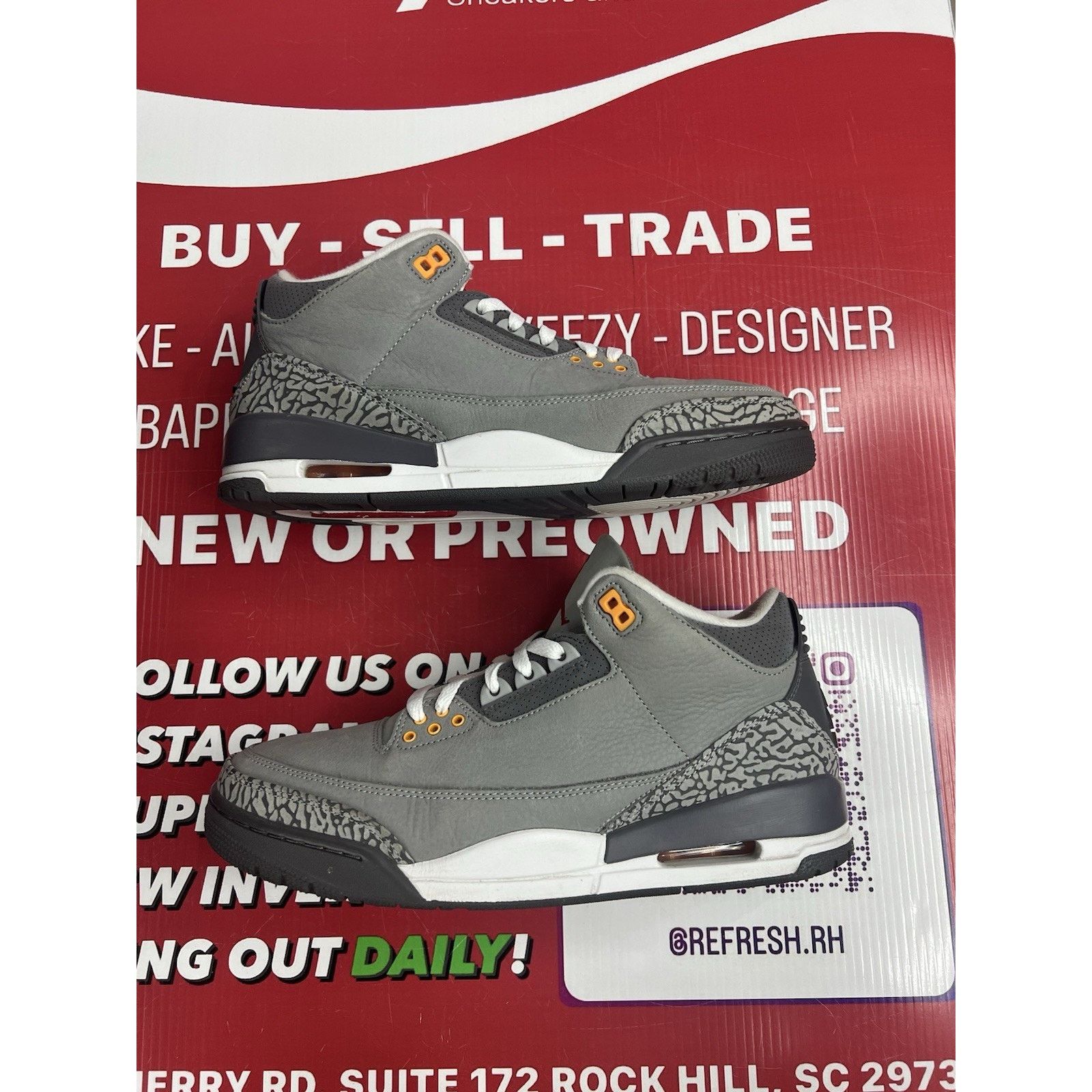 Jordan Brand Air Jordan 3 Retro 2021 Cool Grey, Size 11, CT8532 012 Size US 11 / EU 44 - 2 Thumbnail