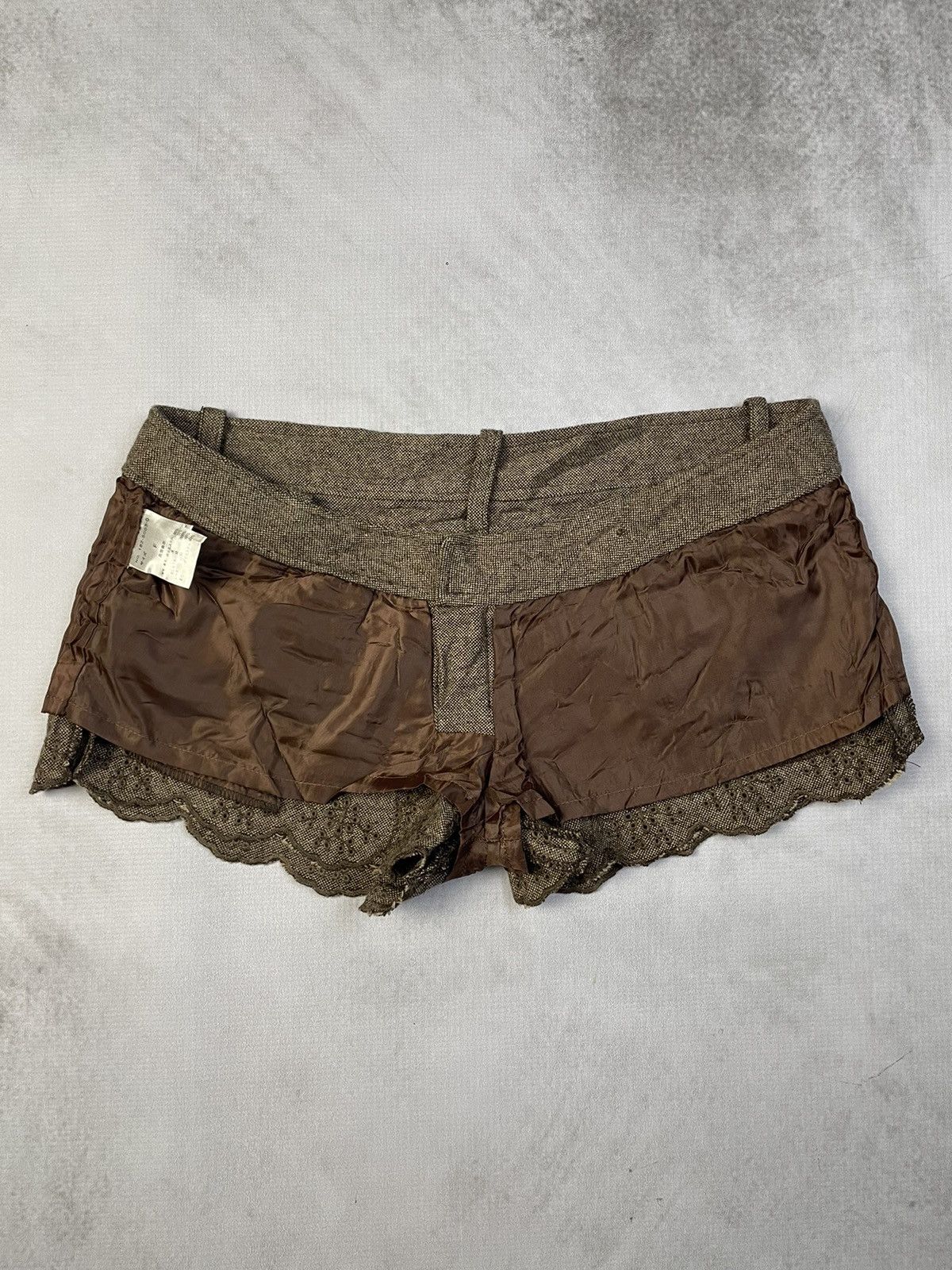 LIZ LISA Liz Lisa Mori Kei Brown Neapolitan Chocokaji Shorts Size 28" / US 6 / IT 42 - 11 Thumbnail