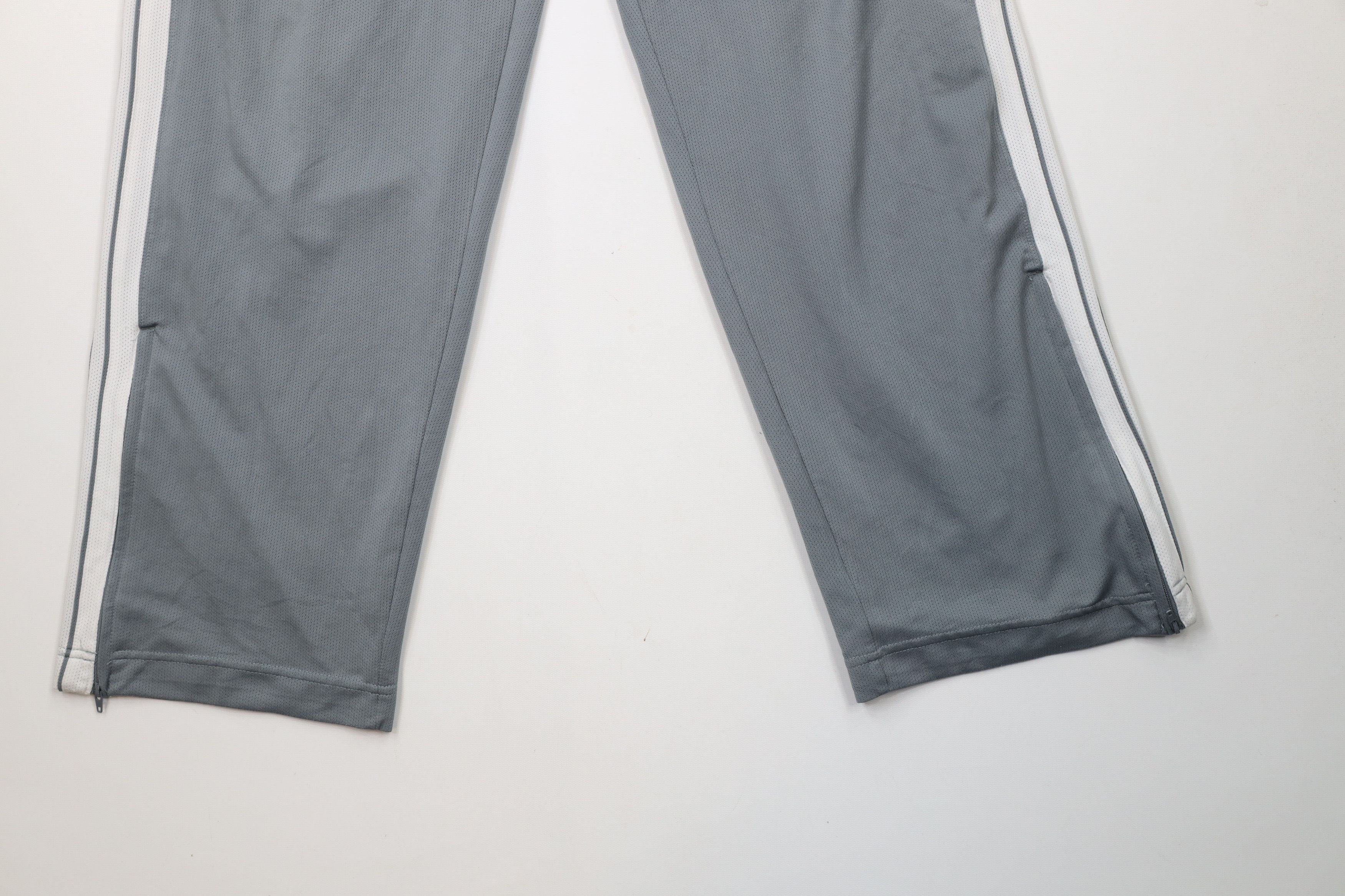 Nike × Vintage Vintage Nike Basketball Mini Swoosh Wide Leg Pants Gray Size US 34 / EU 50 - 4 Thumbnail