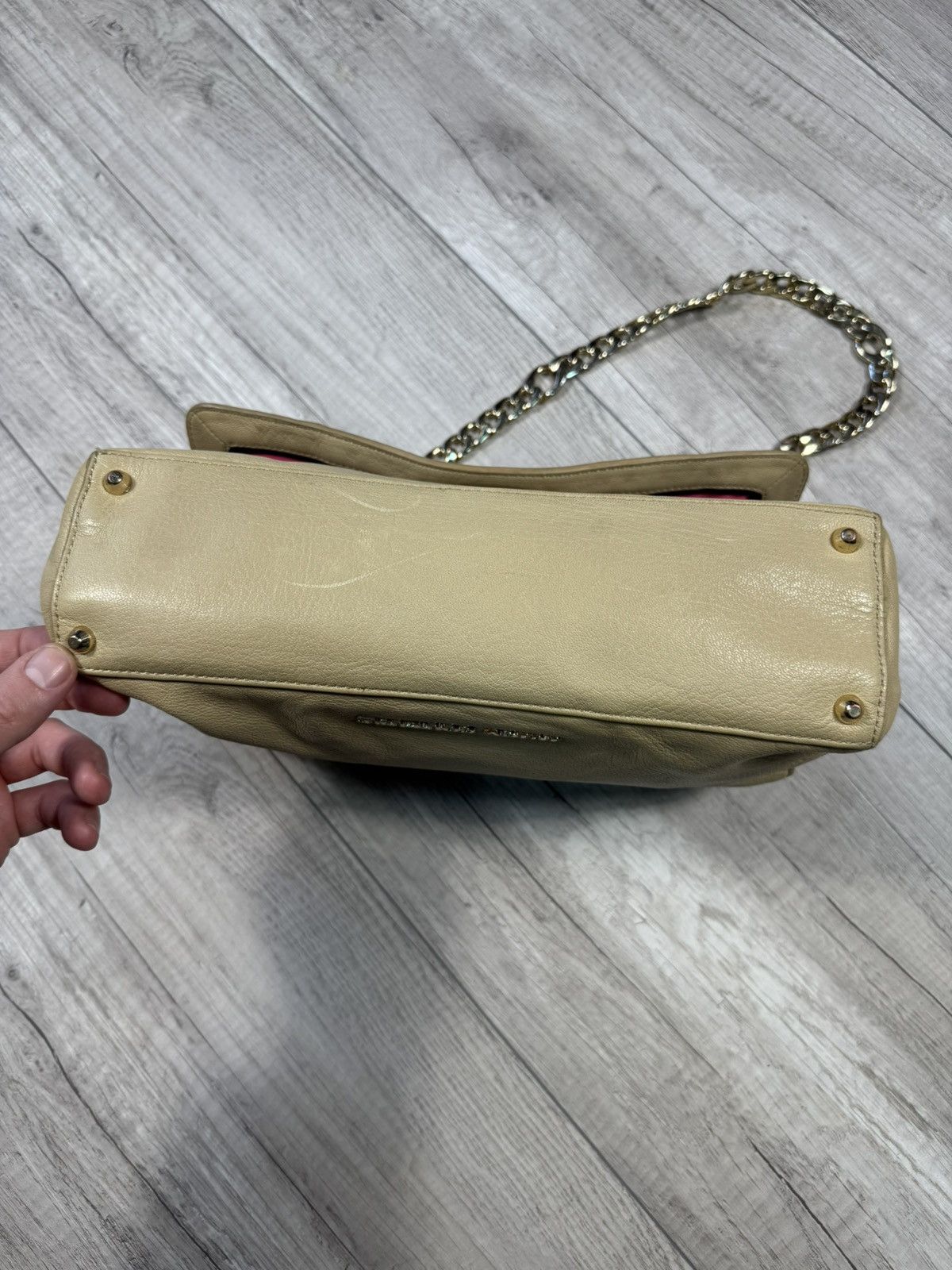 Japanese Brand VTG JUICY COUTURE RARE Y2K Japan Rick Style Gold Handbag Size ONE SIZE - 6 Thumbnail
