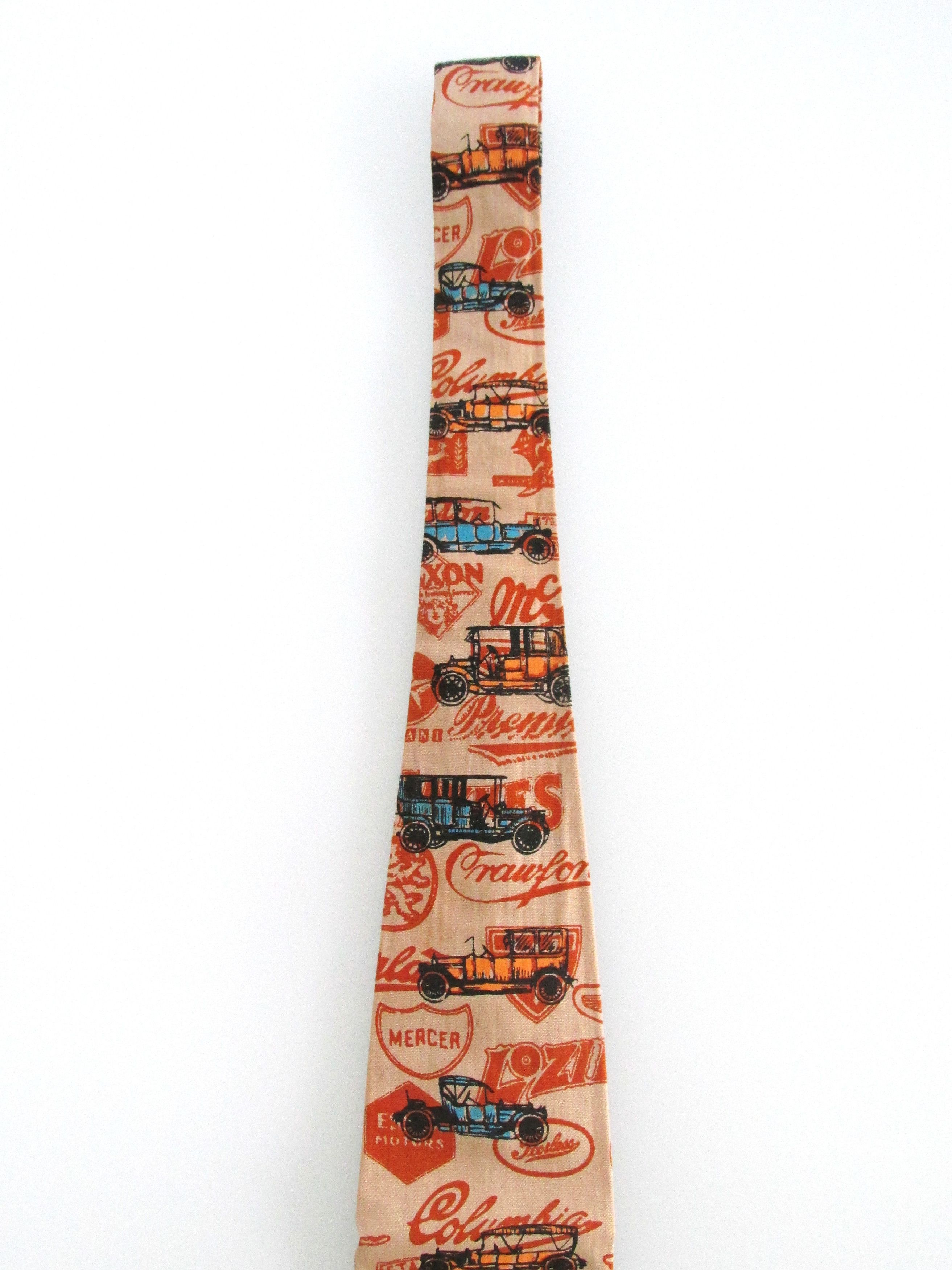 Vintage Rooster Vintage Men's Flat/Square End Cotton Tie Size ONE SIZE - 3 Thumbnail
