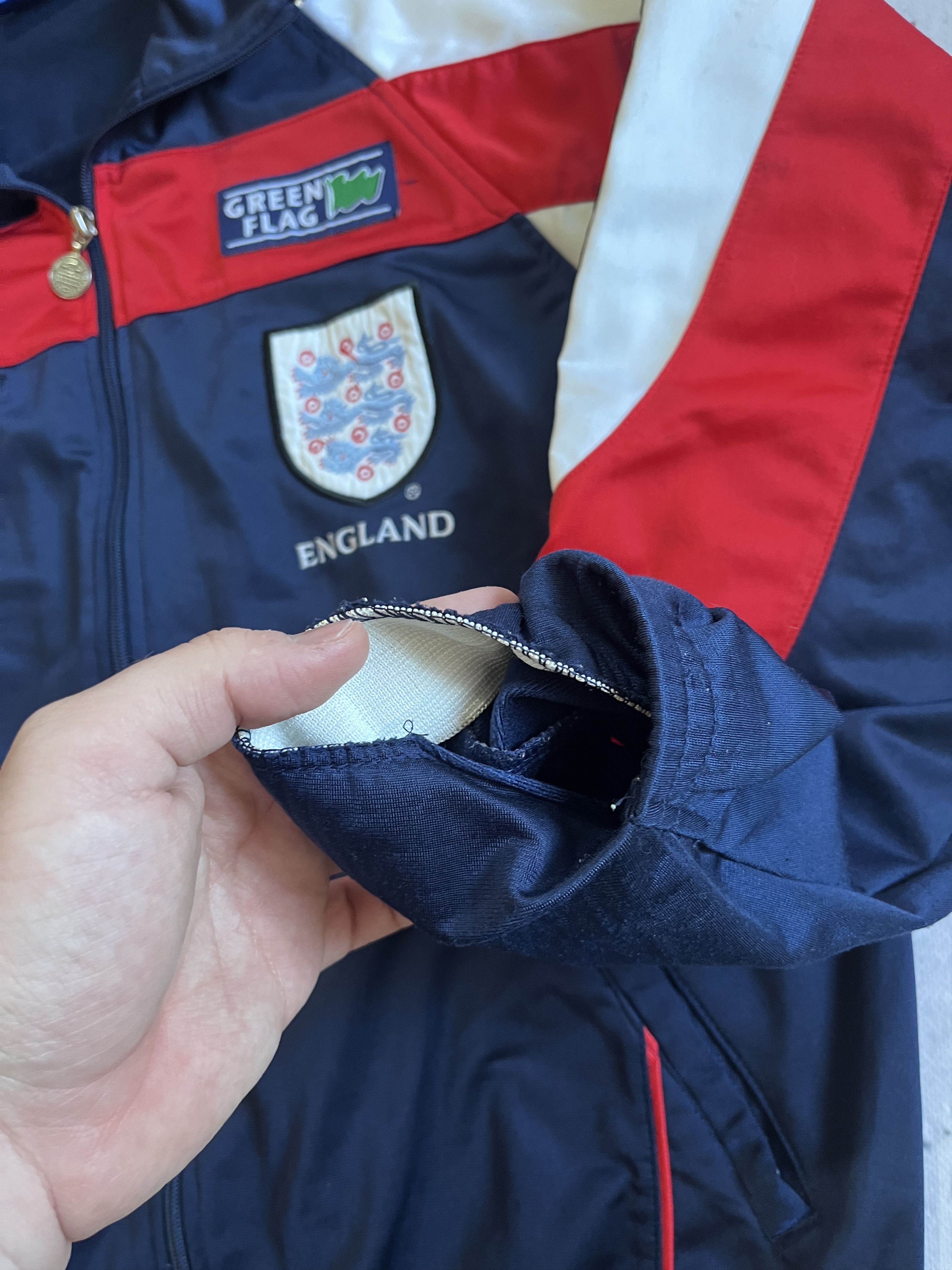 Umbro UMBRO ENGLAND VINTAGE 90S FOOTBALL SOCCER TRACK JACKET Size US S / EU 44-46 / 1 - 15 Thumbnail