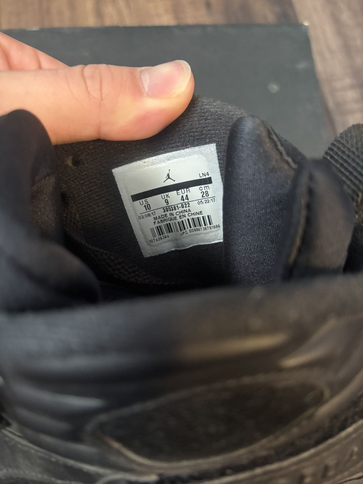Jordan Brand × Nike Size 10 - Jordan 8 Retro Bred Cement Black Red Grey Size US 10 / EU 43 - 8 Thumbnail