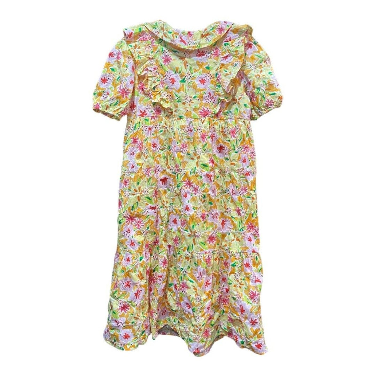 Other Crown & Ivy Women's Short Puff Sleeve Maxi Dress Size M / US 6-8 / IT 42-44 - 4 Thumbnail