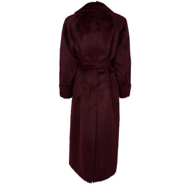 Max Mara MAX MARA Flavio Belted Black Long Coat New & Authentic (Wome Size M / US 6-8 / IT 42-44 - 2 Thumbnail