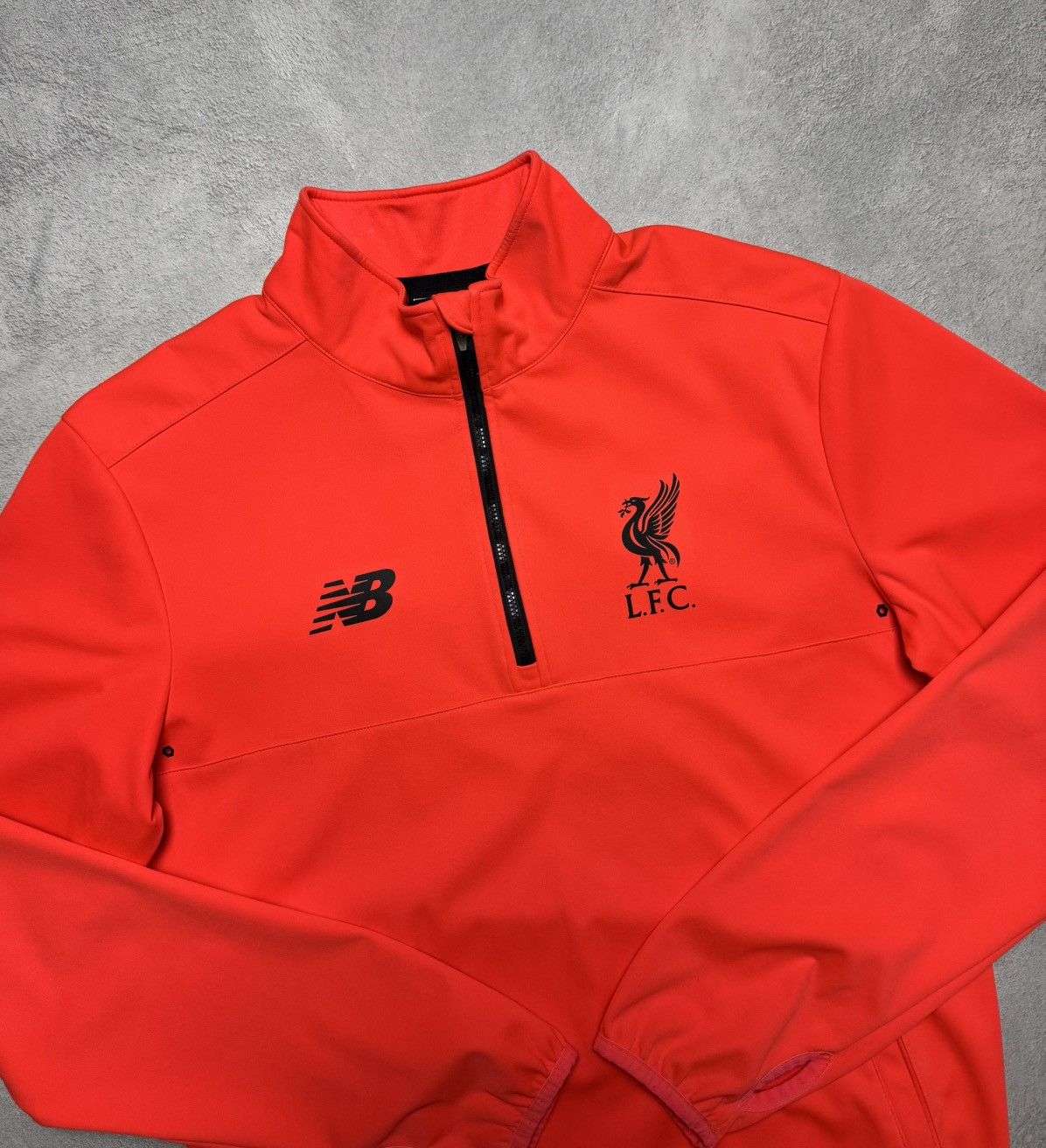 New Balance Liverpool 2016 2017 Football Soccer 1/3 Zip Top New Balance Size US S / EU 44-46 / 1 - 3 Thumbnail