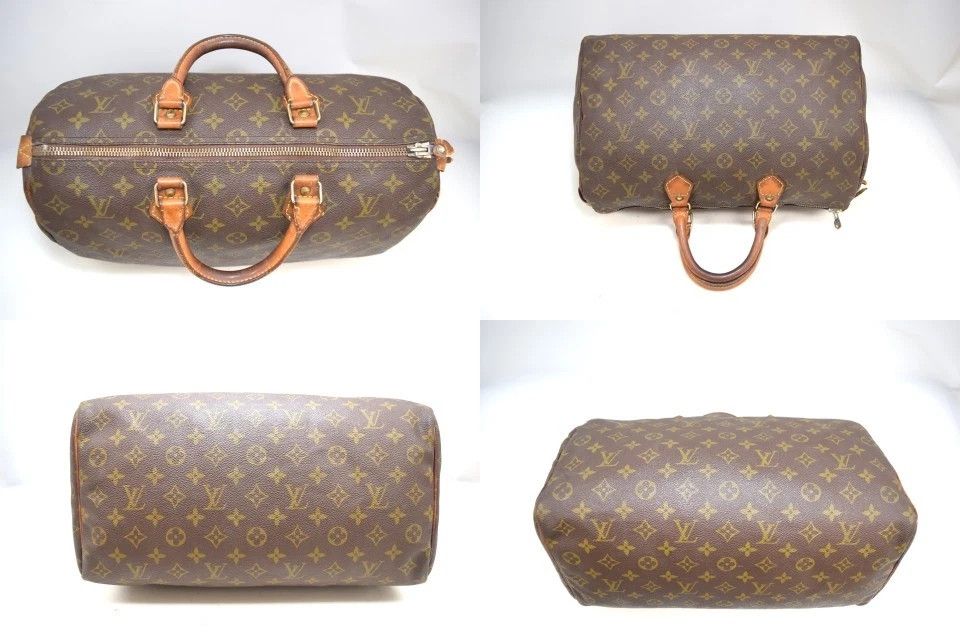 Louis Vuitton Louis Vuitton Speedy 35 Monogram Canvas Handbag M41524 Size ONE SIZE - 4 Thumbnail