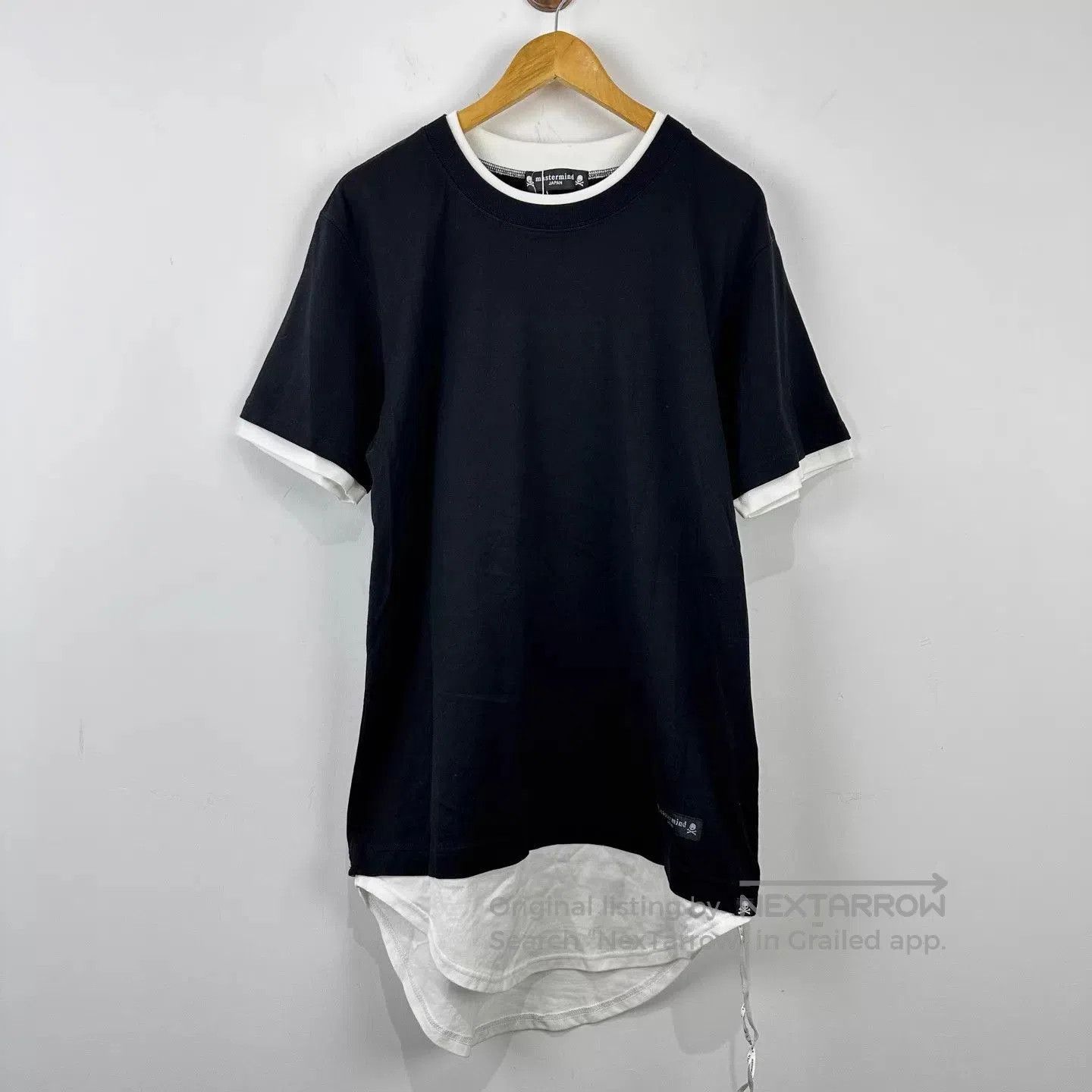 Mastermind Japan Black Layered Short Sleeve Shirt. Size US M / EU 48-50 / 2 - 1 Thumbnail