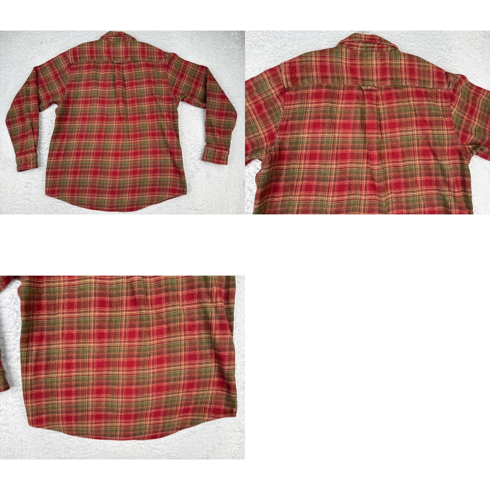 Orvis Orvis Shirt Men XL Plaid Flannel Button-Up Cotton Casual Workwear Red Green Beige Outdoors Mens Size US XL / EU 56 / 4 - 9 Thumbnail